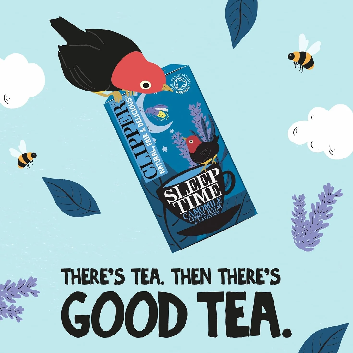 Snore & Peace - Org Chamomile, Lemon Balm & Lavender - R - 20env