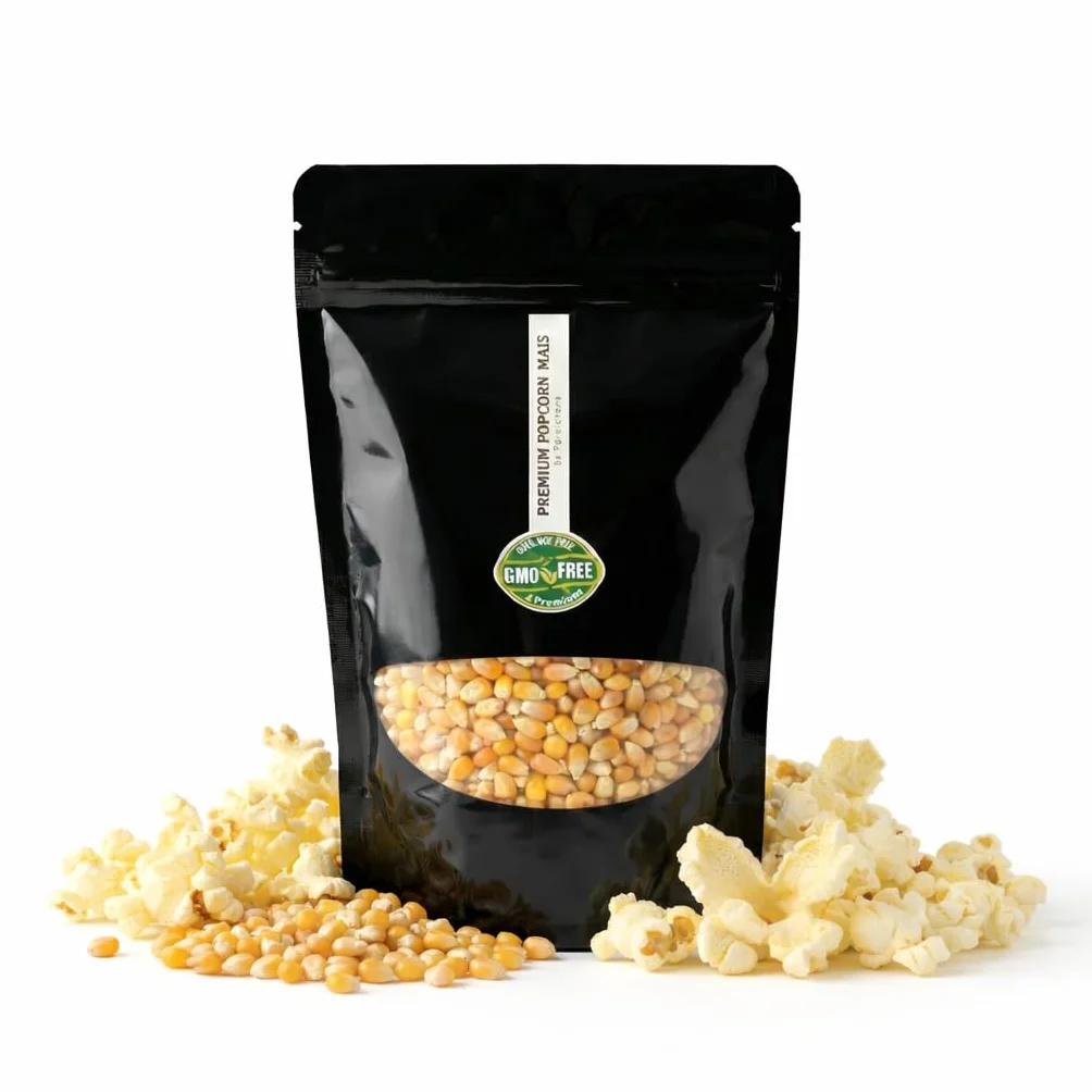 Premium Butterfly Popcorn Corn 500 g XL objętość pop 1:46 z opakowaniem chroniącym smak bez GMO