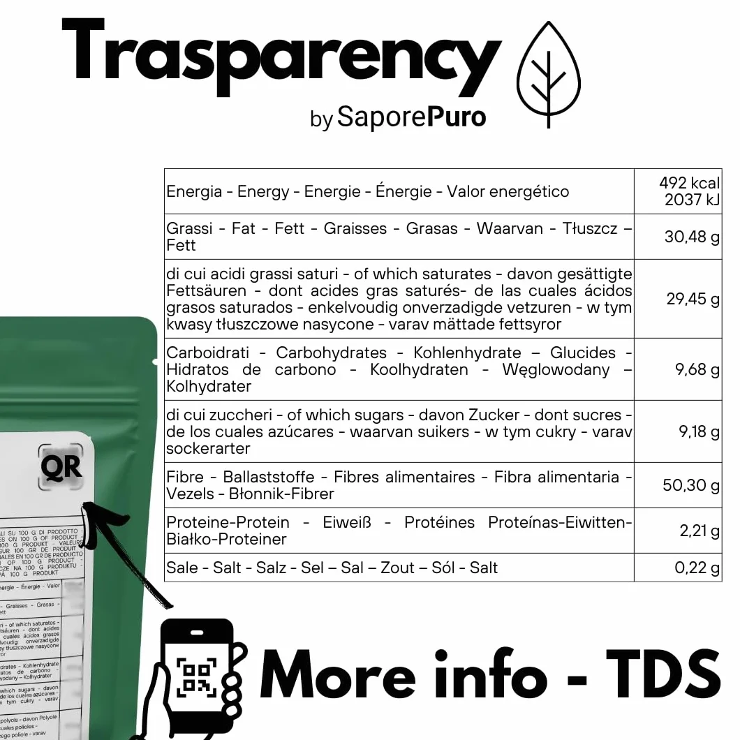 Saporepuro Stabilizator do lodów i sorbetów 250 gr, z mąką z nasion chleba świętojańskiego, mąką z tary, mąką z nasion guar, emulgatorem