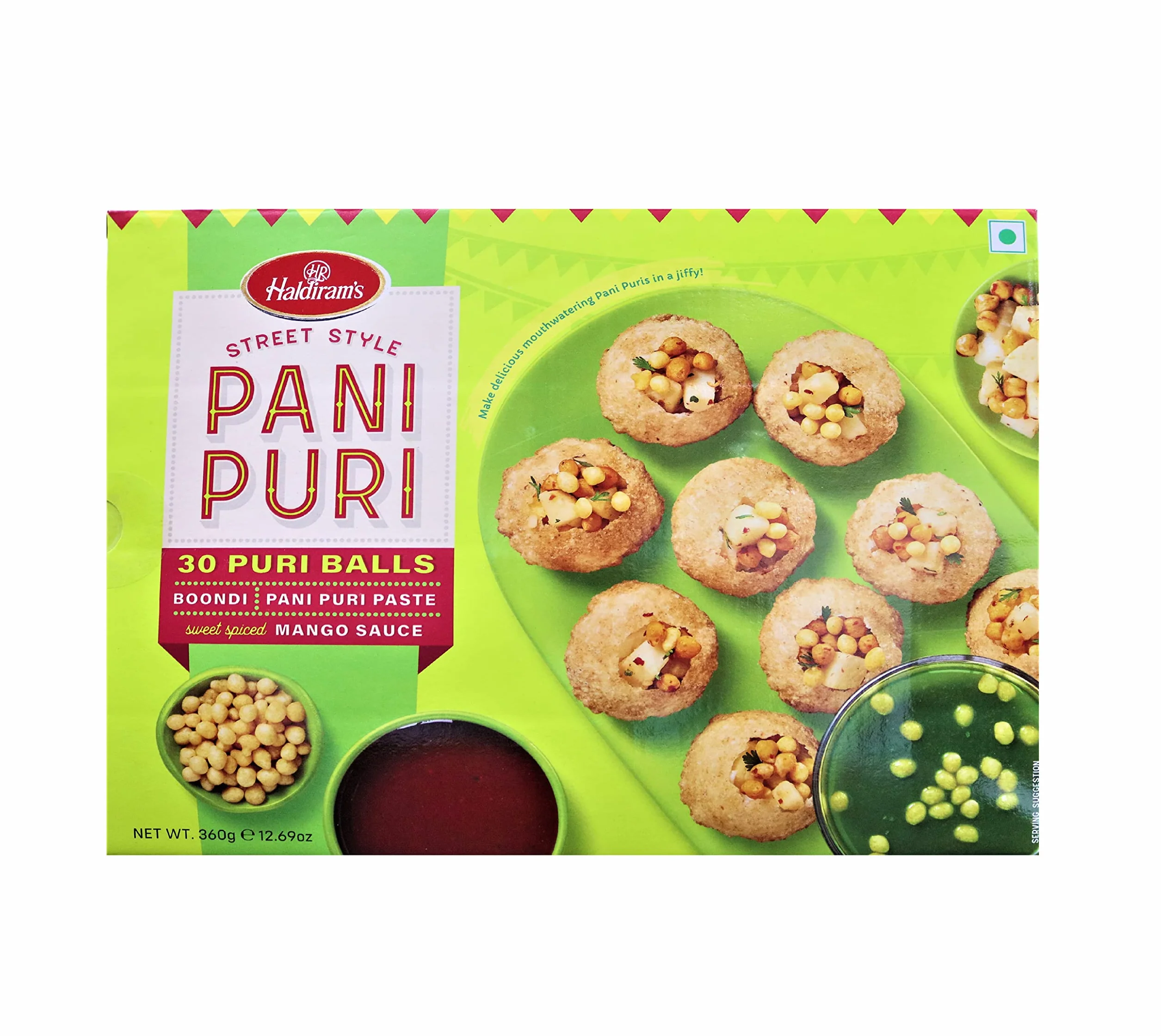 HALDIRAM'S - Pani Puri, (1 x 360 g)