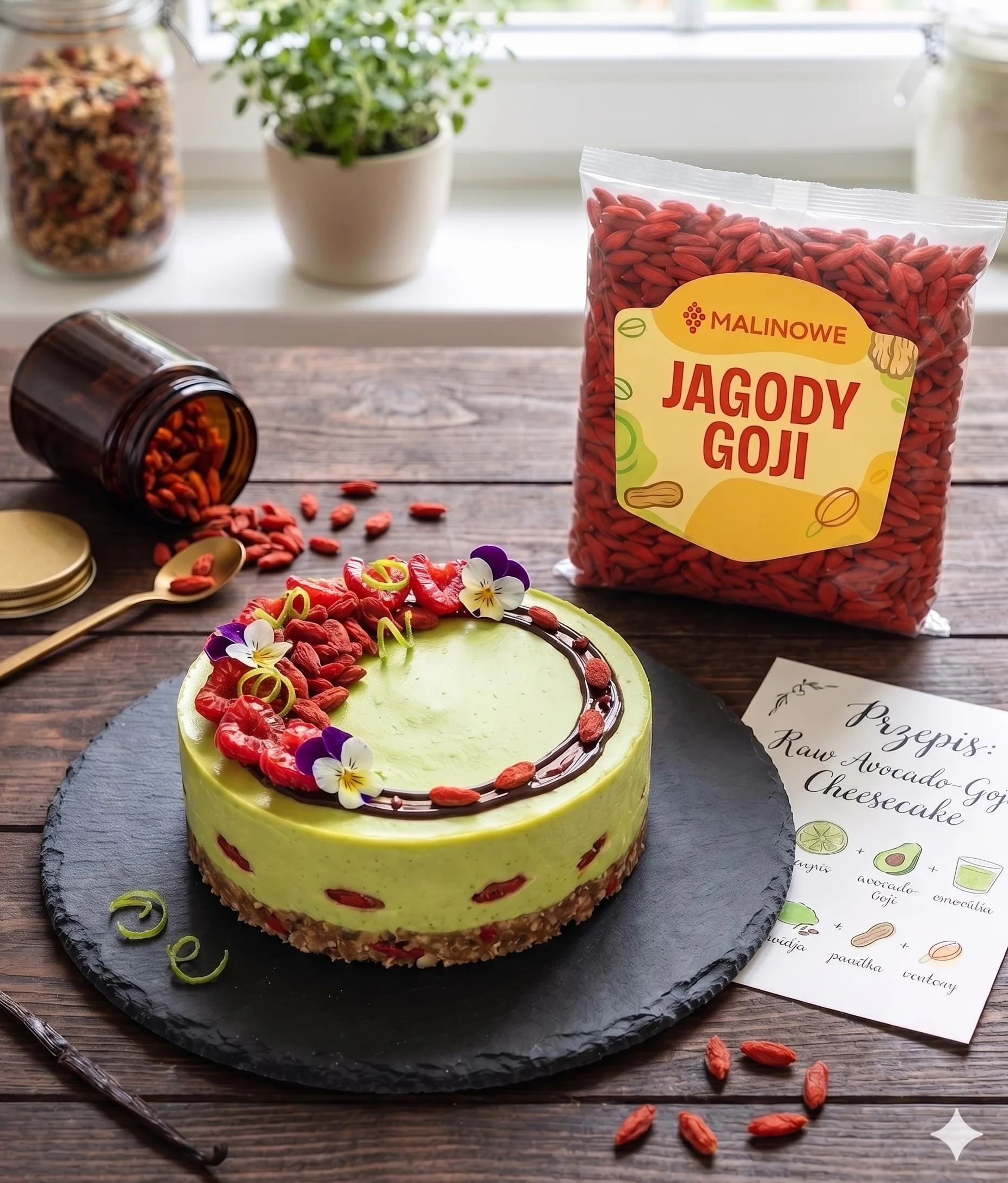 Malinowe JAGODY GOJI SUSZONE 500g Goja Naturalna Jakość Premium