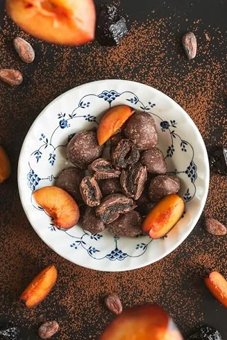 CO COA Śliwki w ciemnej czekoladzie BIO 500g – Gorzka czekolada z surowego kakao, wegańska, bezglutenowa