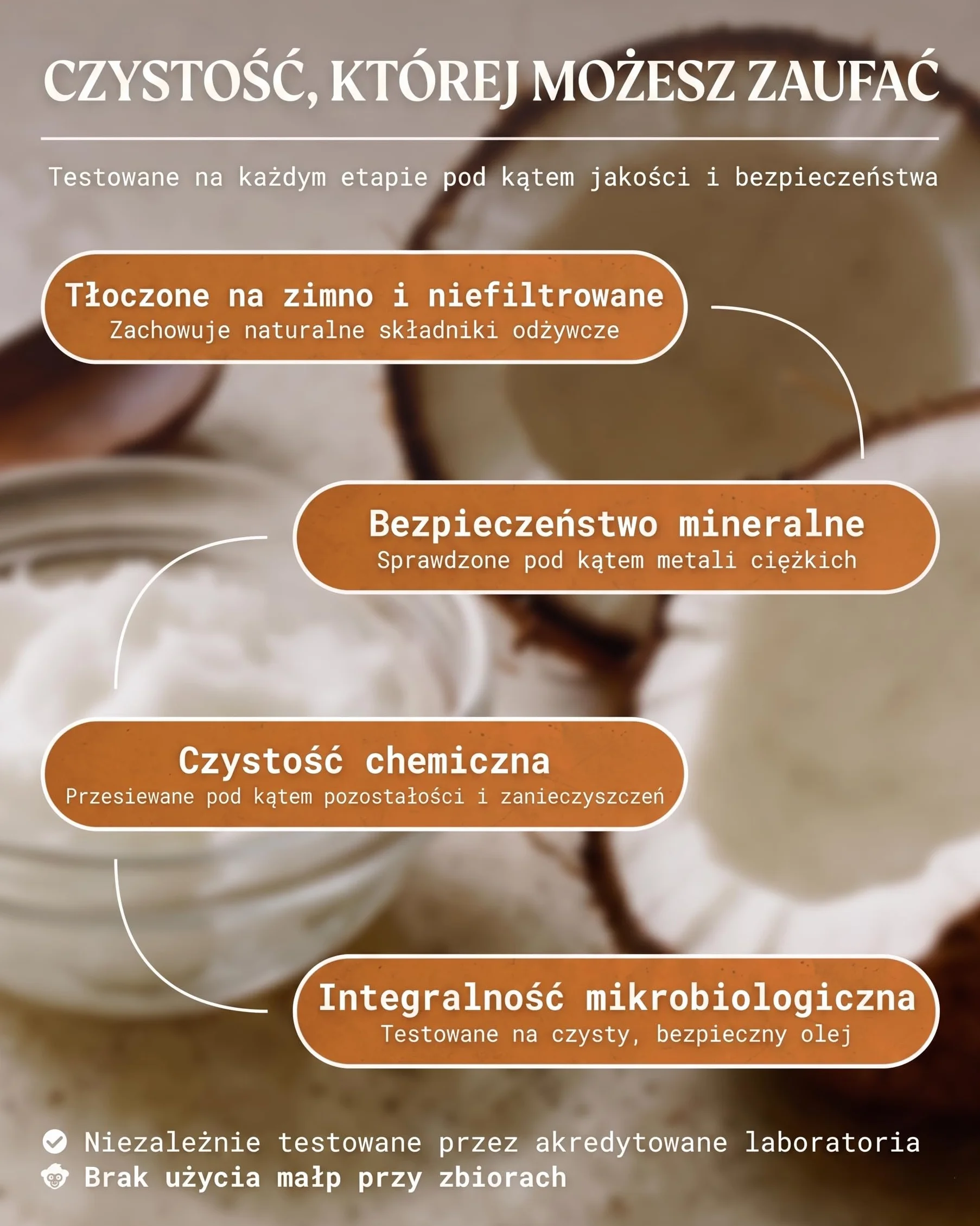 Olej kokosowy ekologiczny Extra Virgin 1000 ml. Surowy i tłoczony na zimno. 100% organiczny, naturalny i czysty. Bio natywny i nierafinowany. Kraj pochodzenia Sri Lanka. NaturaleBio