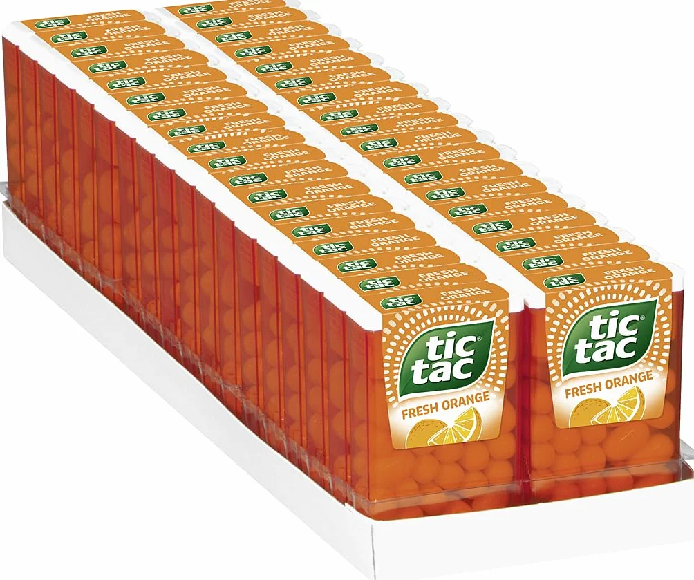FERRERO Tic Tac Drażetki o smaku pomarańczowym 18 g