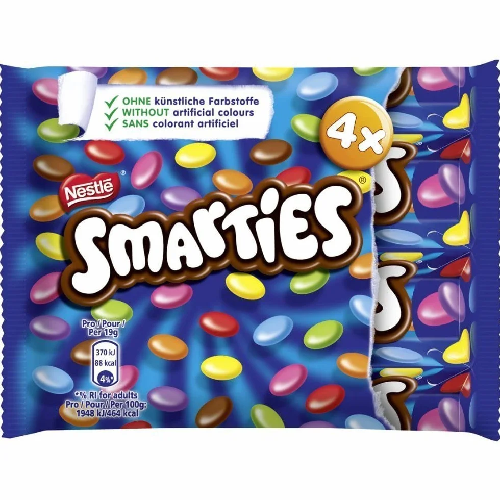 Smarties 4 sztuki w opakowaniu