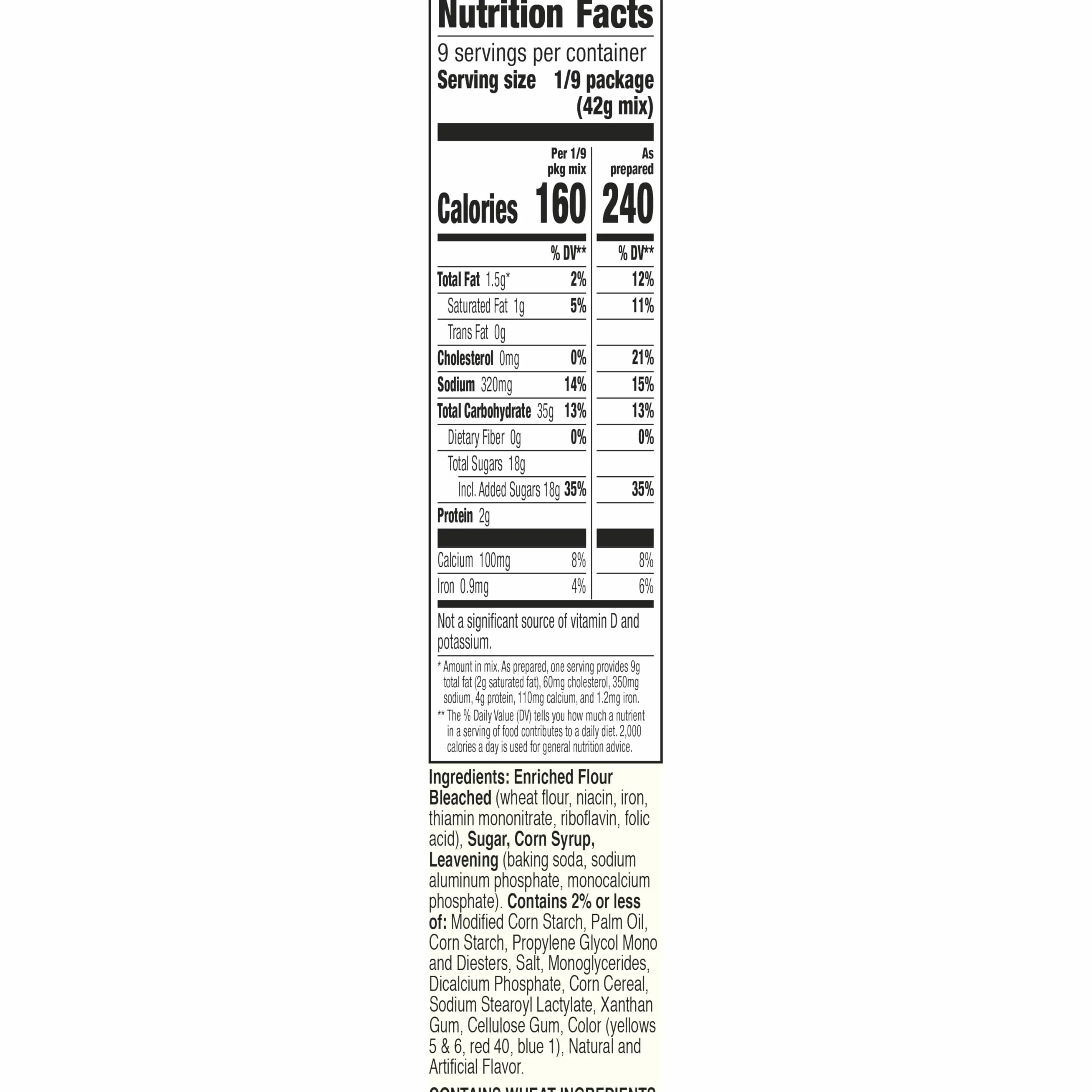 Betty Crocker Delights Super Moist Party Rainbow Chip Cake Mix, 13.25 oz.