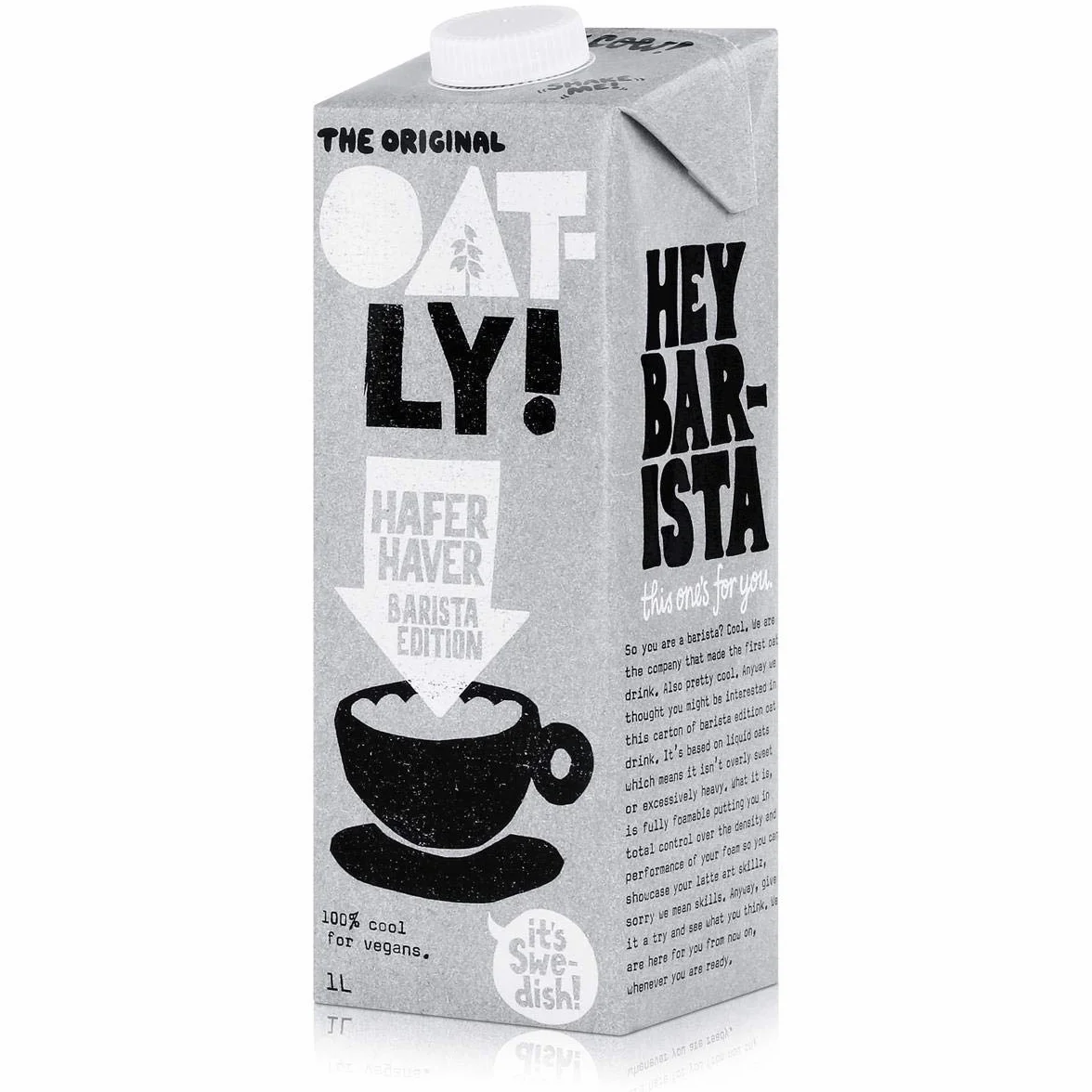 OATLY Haferdrink Barista Edition 1 l - bogata w nienasycone tłuszcze, opakowanie 5 sztuk