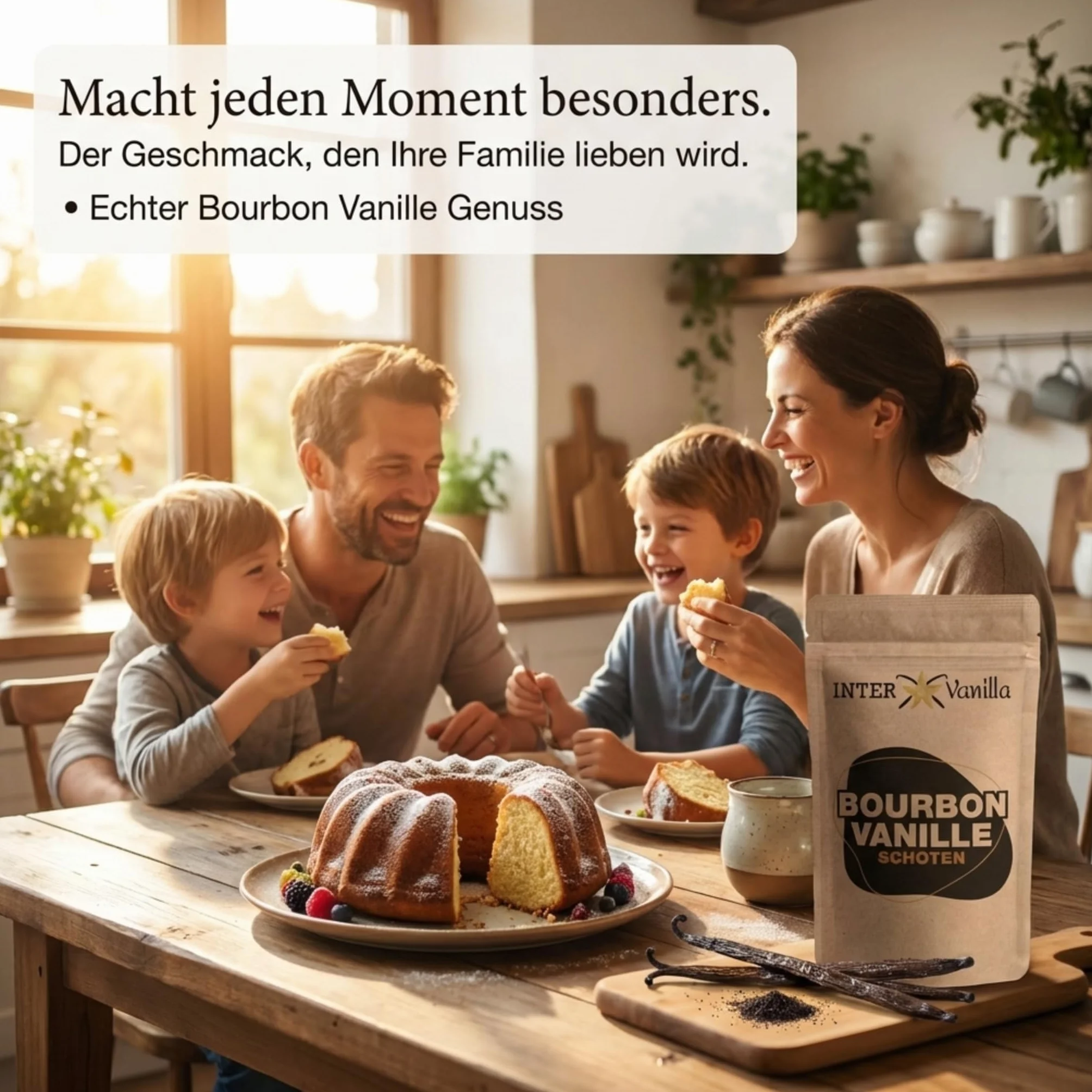 InterVanilla Bourbon laski wanilii 10 sztuk, 12-13 cm strąki wanilii w jakości premium z Madagaskaru do pieczenia, gotowania i słodkich potraw. Waniliowe kapsułki