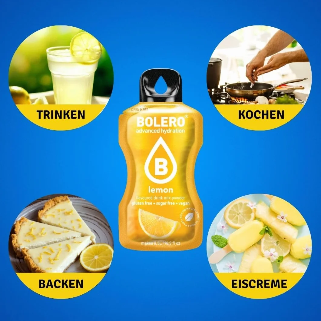 Bolero Drinks FOREST FRUITS 24x9g Orzeźwiający napój bez cukru słodzony stewią Witamina C dla diabetyków