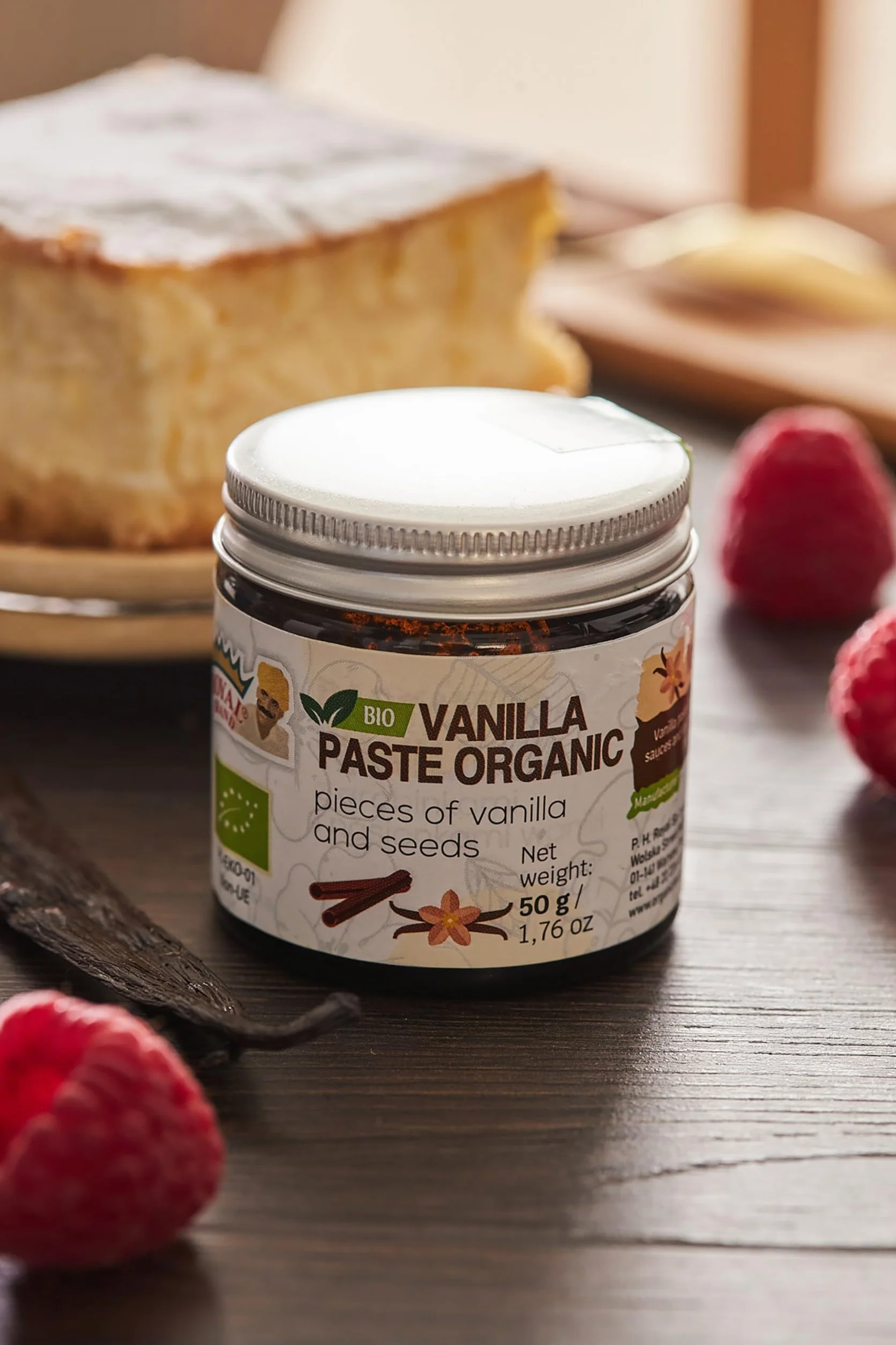 Pasta waniliowa 50g - naturalna pasta waniliowa z kawałkami laski wanilii do pieczenia i gotwania