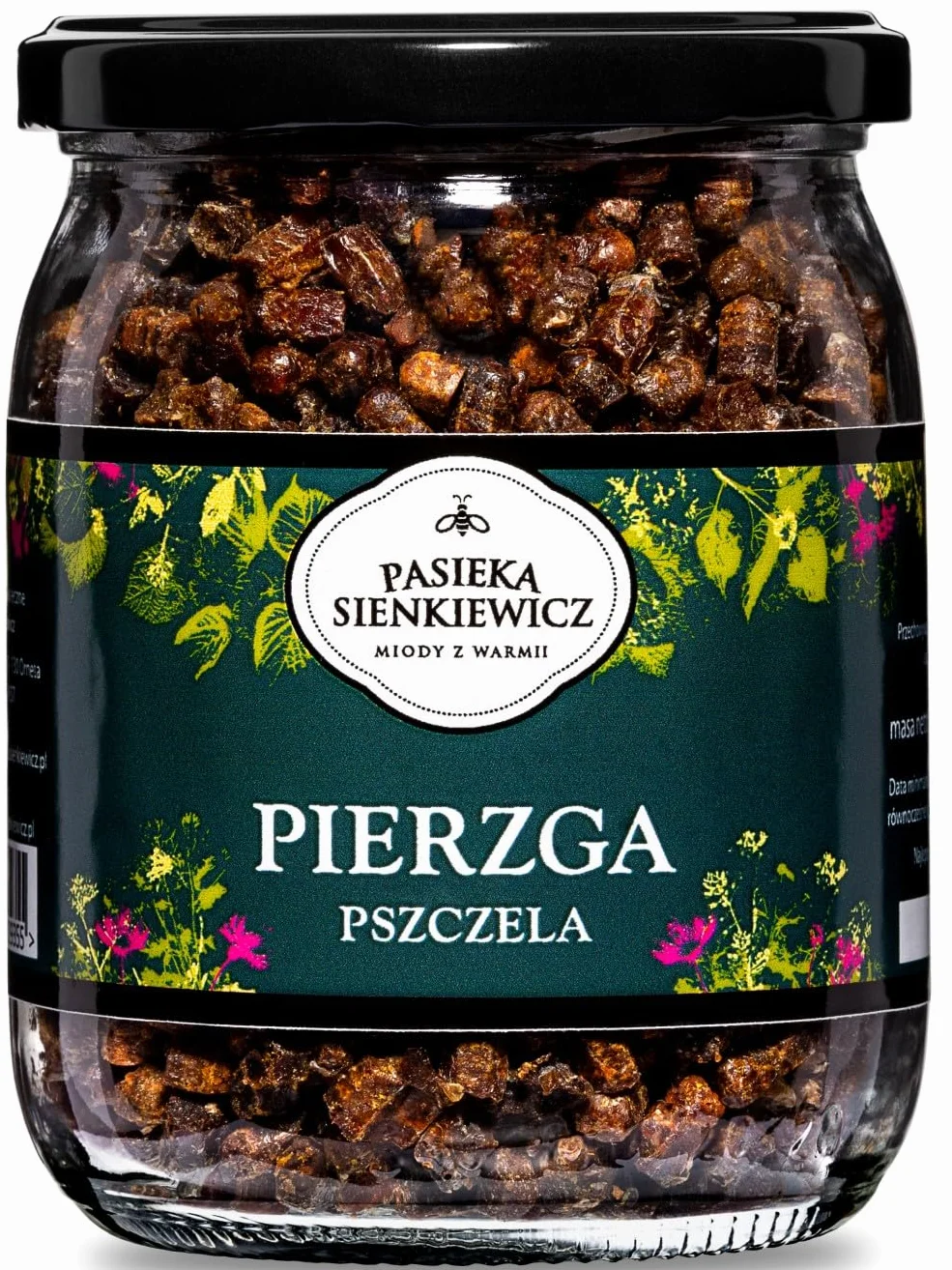 Pierzga pszczela 300g z Warmii naturalna suplementacja diety źródło witamin minerałów białka wsparcie odporności Polska pasieka