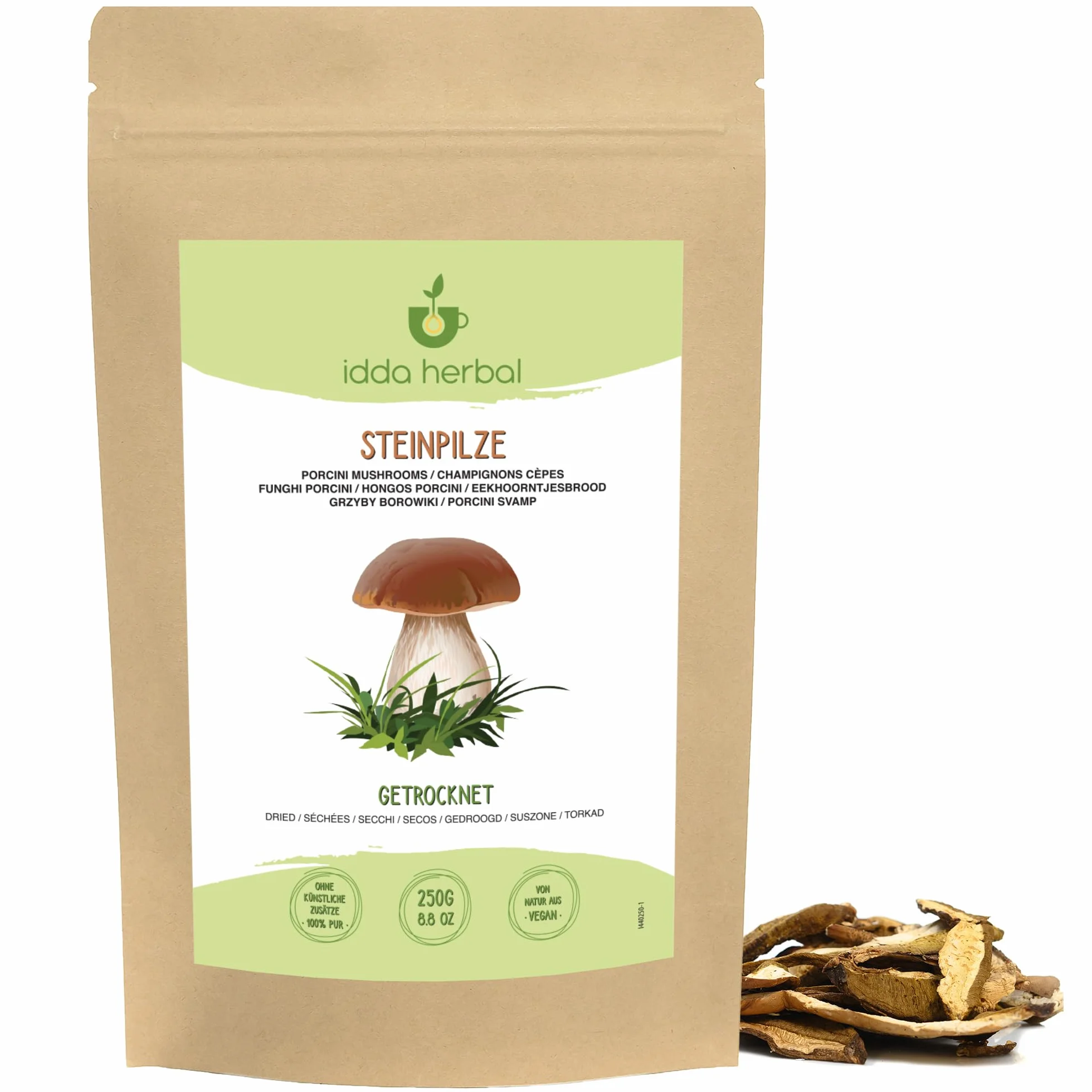 IDDA Suszone Grzyby Borowiki 250g Boletus edulis