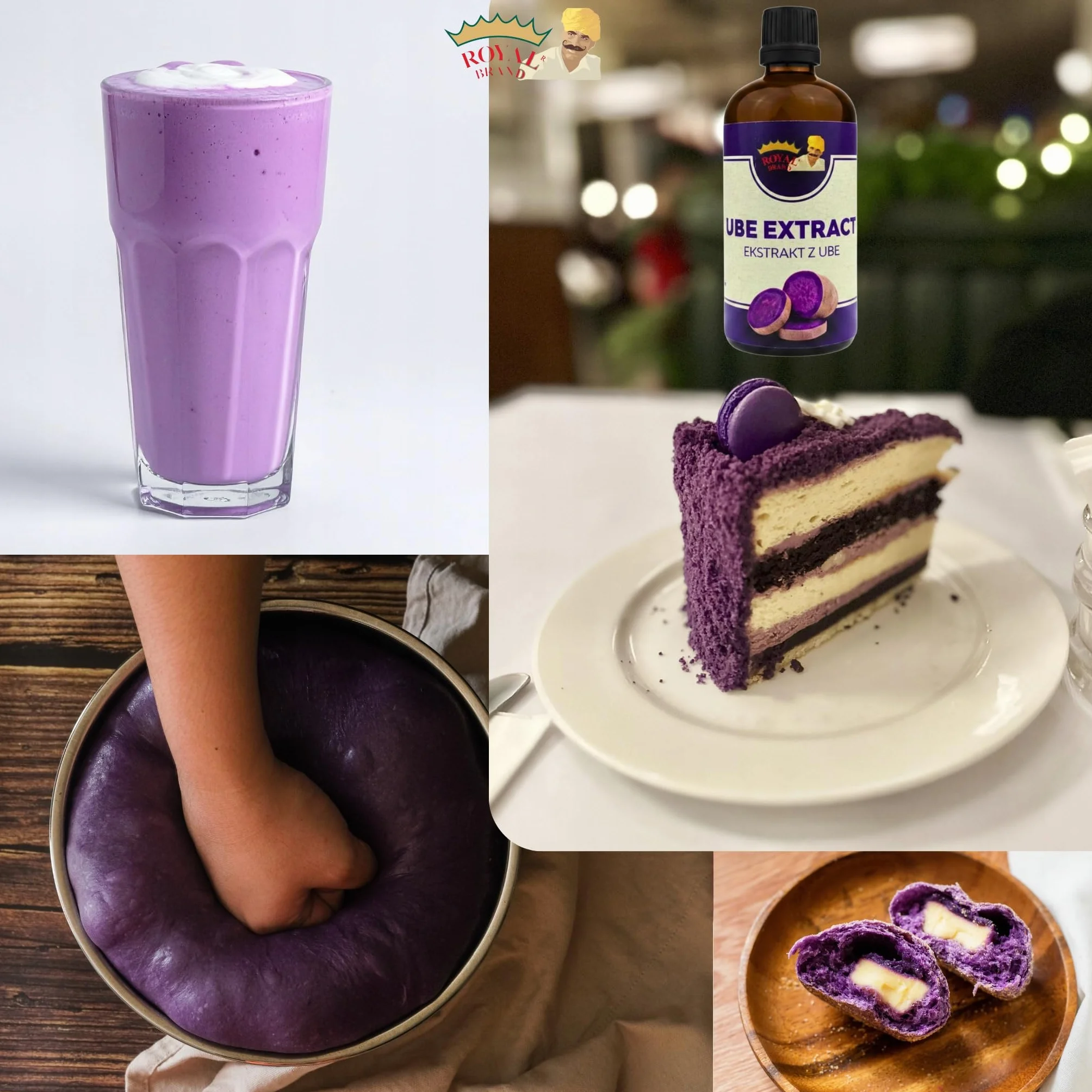 Naturalny Ekstrakt UBE 50ml do pieczenia i lodów z Purple yam Royal Brand