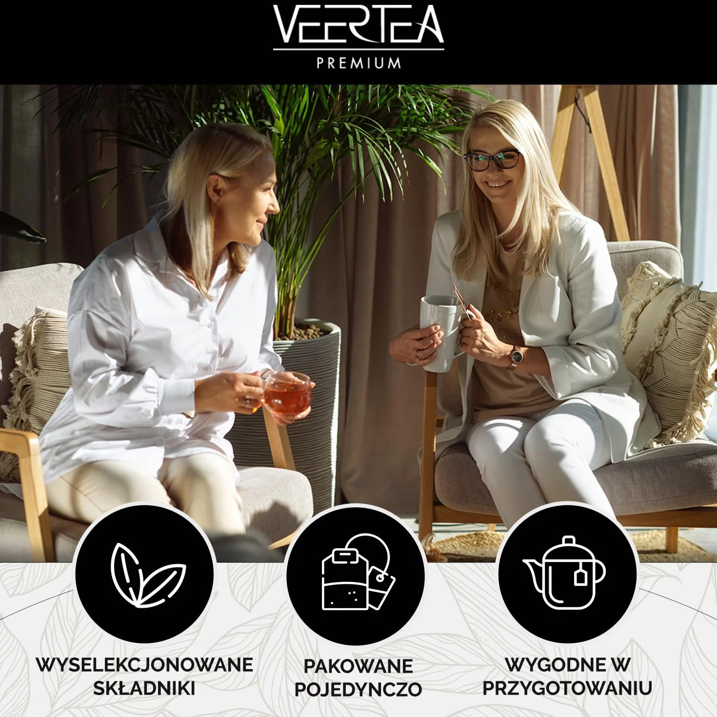 Veertea - Zestaw herbat - Yerba Mate - 100 Torebek, Pojedynczo Zapakowanych w Kopertki - Starannie Wyselekcjonowane - Duże Opakowanie, Zestaw Prezentowy dla Miłośników Herbaty