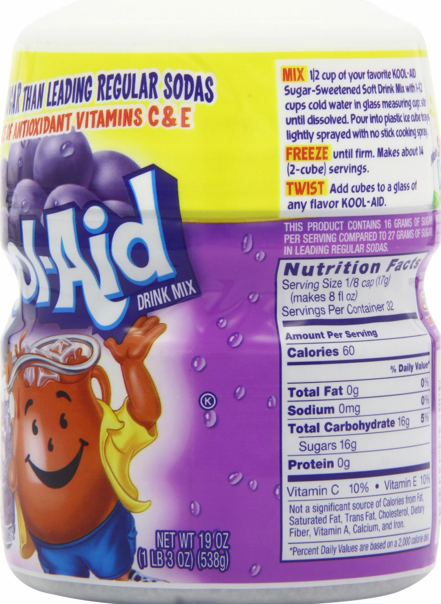Kraft Kool-Aid Grape, 1 opakowanie 538 g
