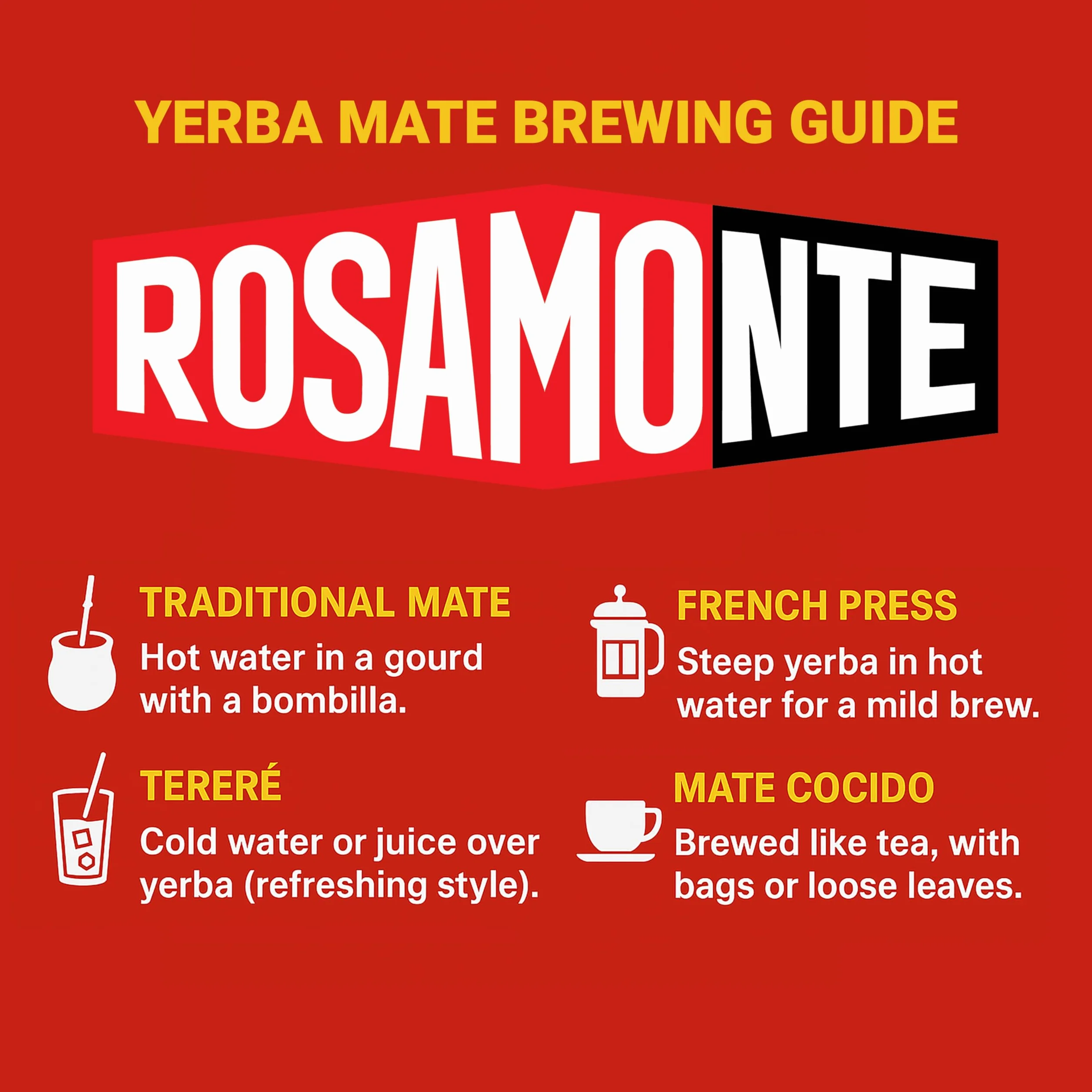 Rosamonte Mate Tee, 1 opakowanie (1 x 1000 g)