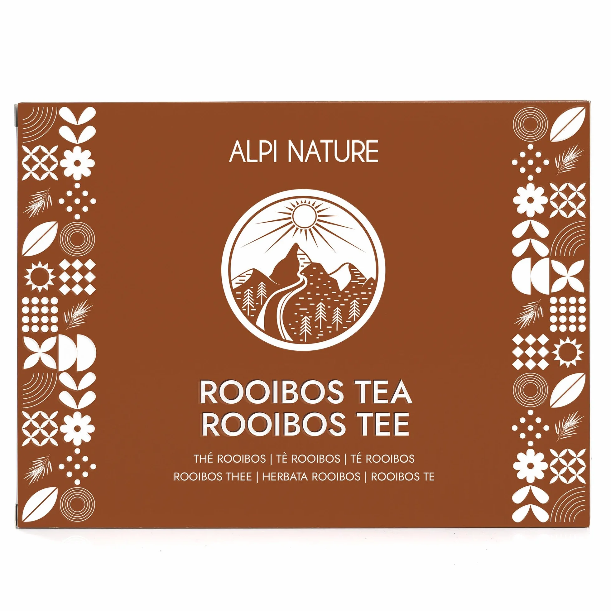 Alpi Nature Herbata Rooibos, 120 Torebek Herbaty Rooibos, 180g, Opakowanie 6 × 20 Torebek po 1,5g