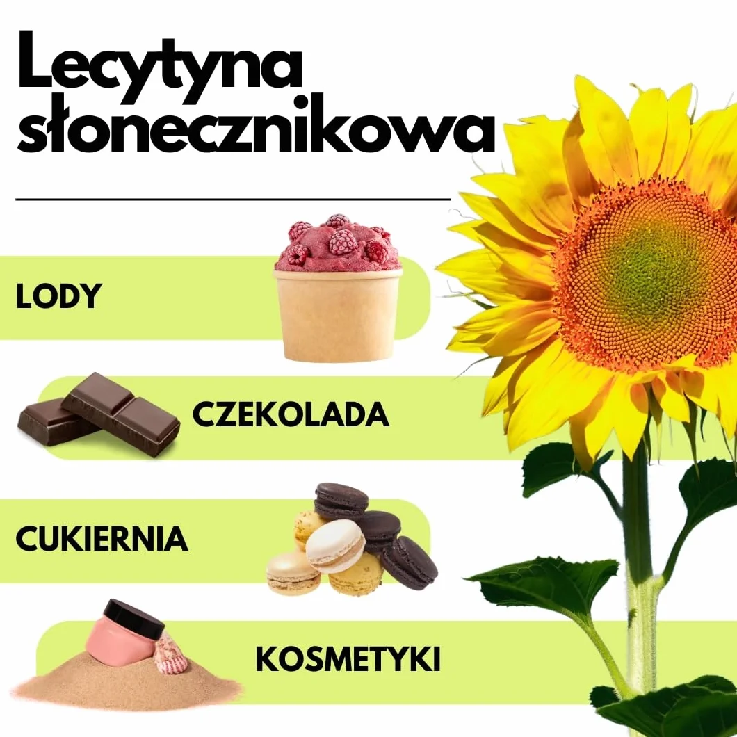 SaporePuro Leacytyna Słonecznikowa w Proszku 50 g – Naturalny Emulgator BEZGLUTENOWY