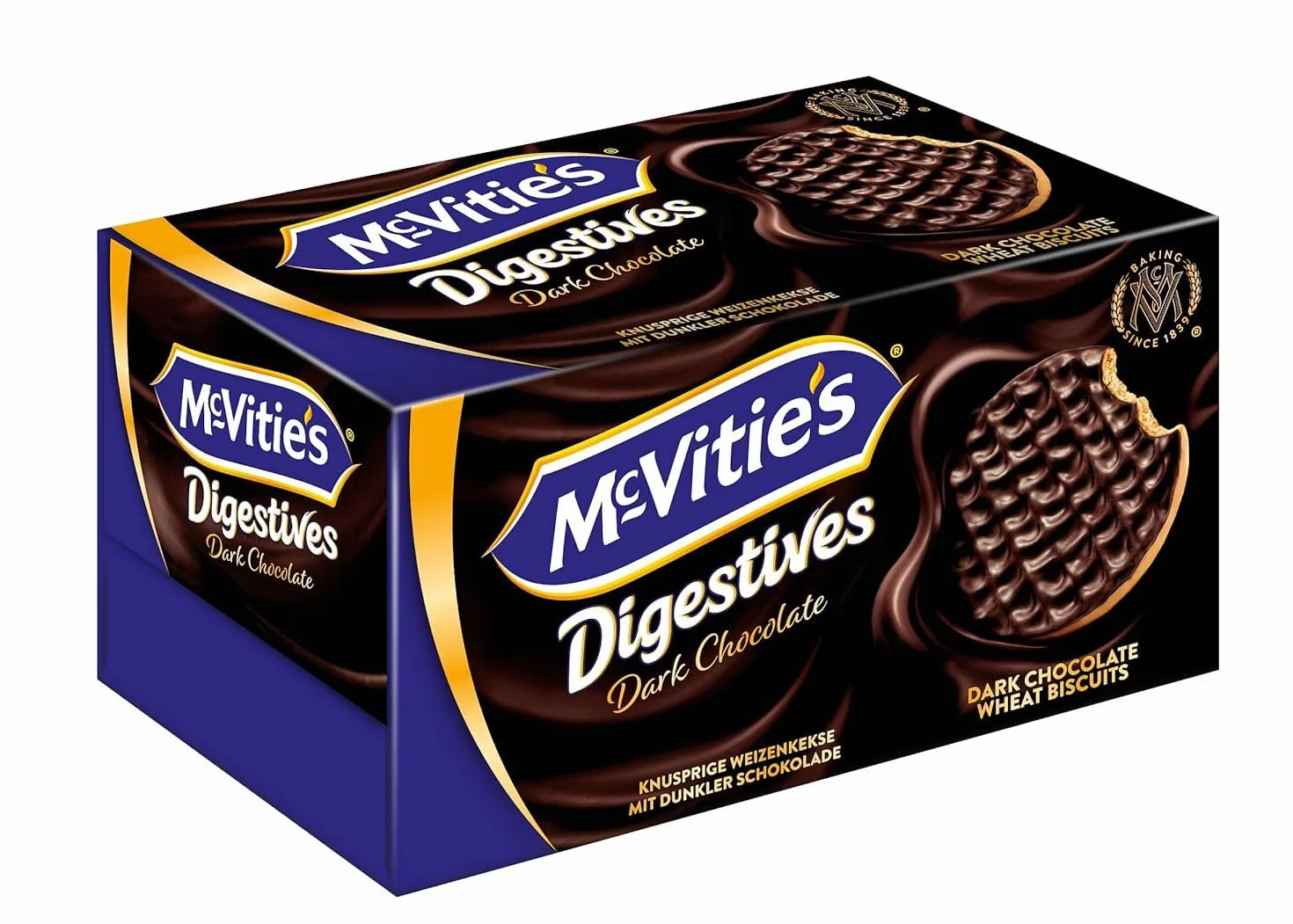 McVitie's Herbatniki Digestive z ciemną czekoladą 300g