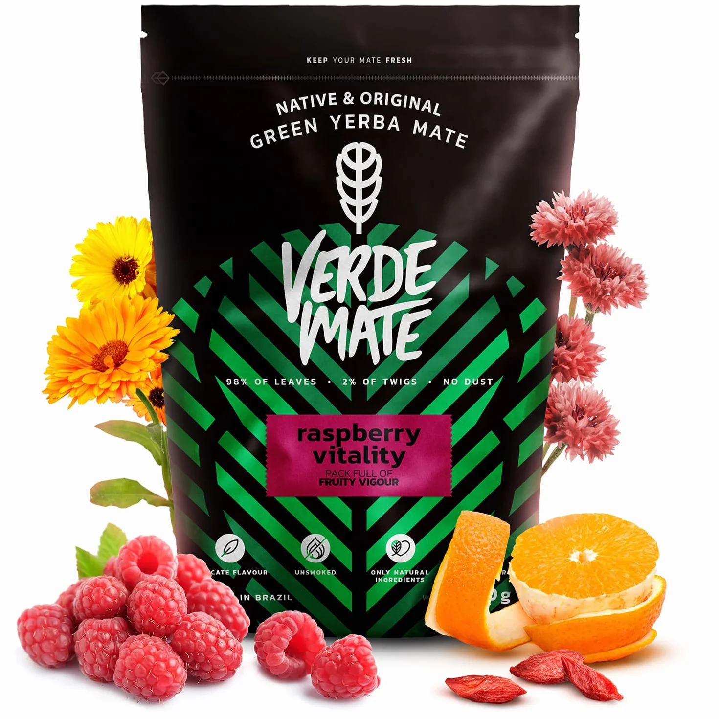 Zestaw yerba mate z owocami 6x500g 3kg Ananas truskawka papaja marakuja mango