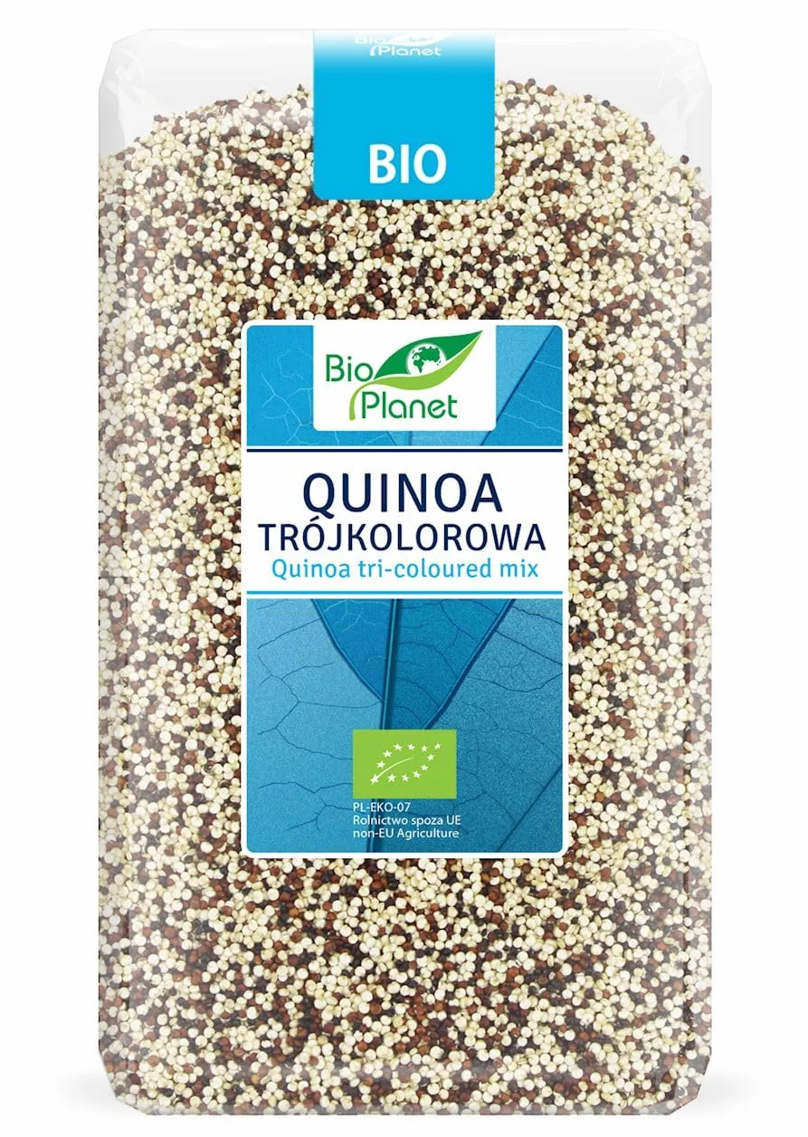 BIOPLANET Quinoa trójkolorowa 1kg - BIO