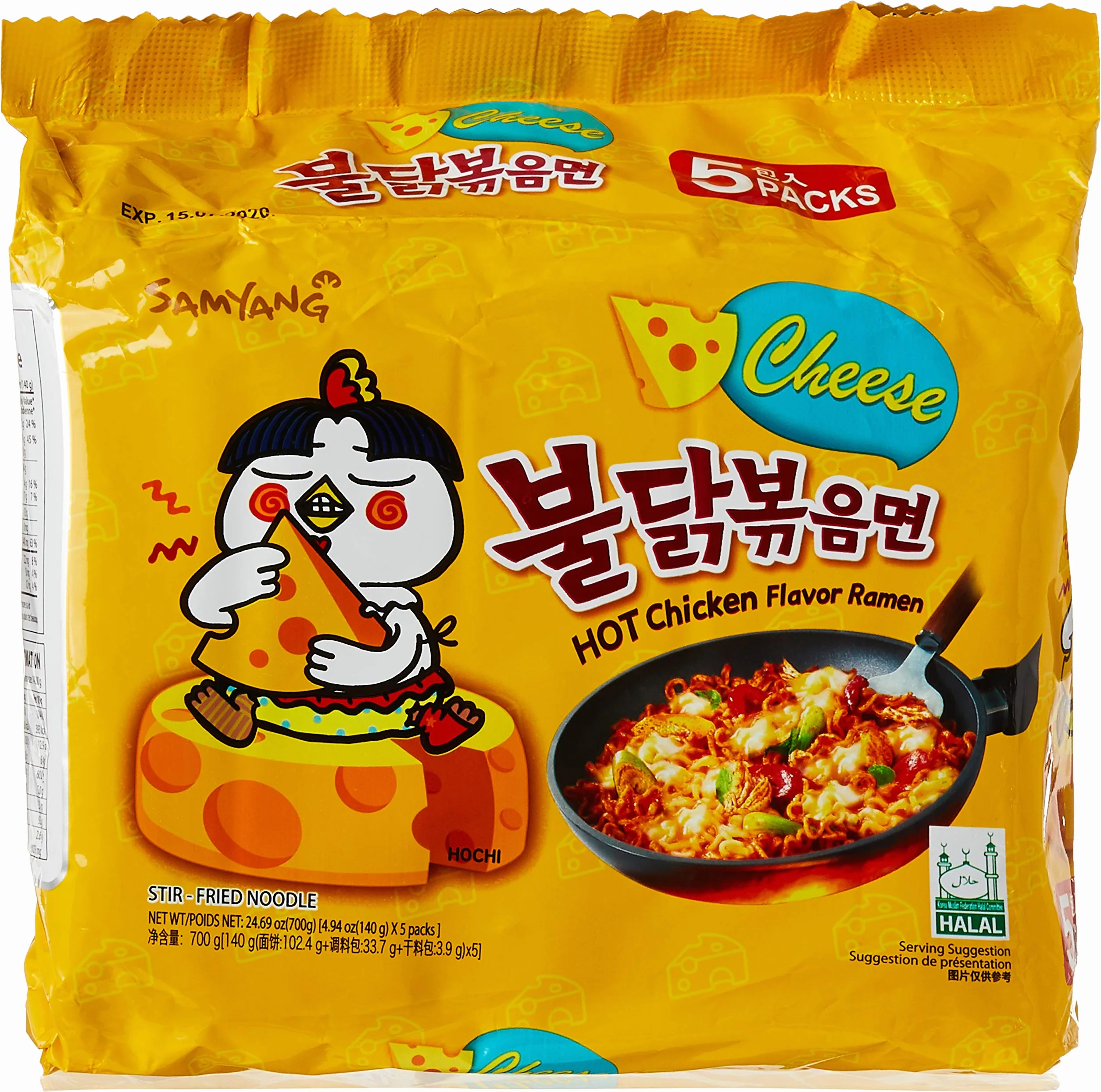 Samyang Cheese Variety Hot Chicken Ramen Makaron 140 g