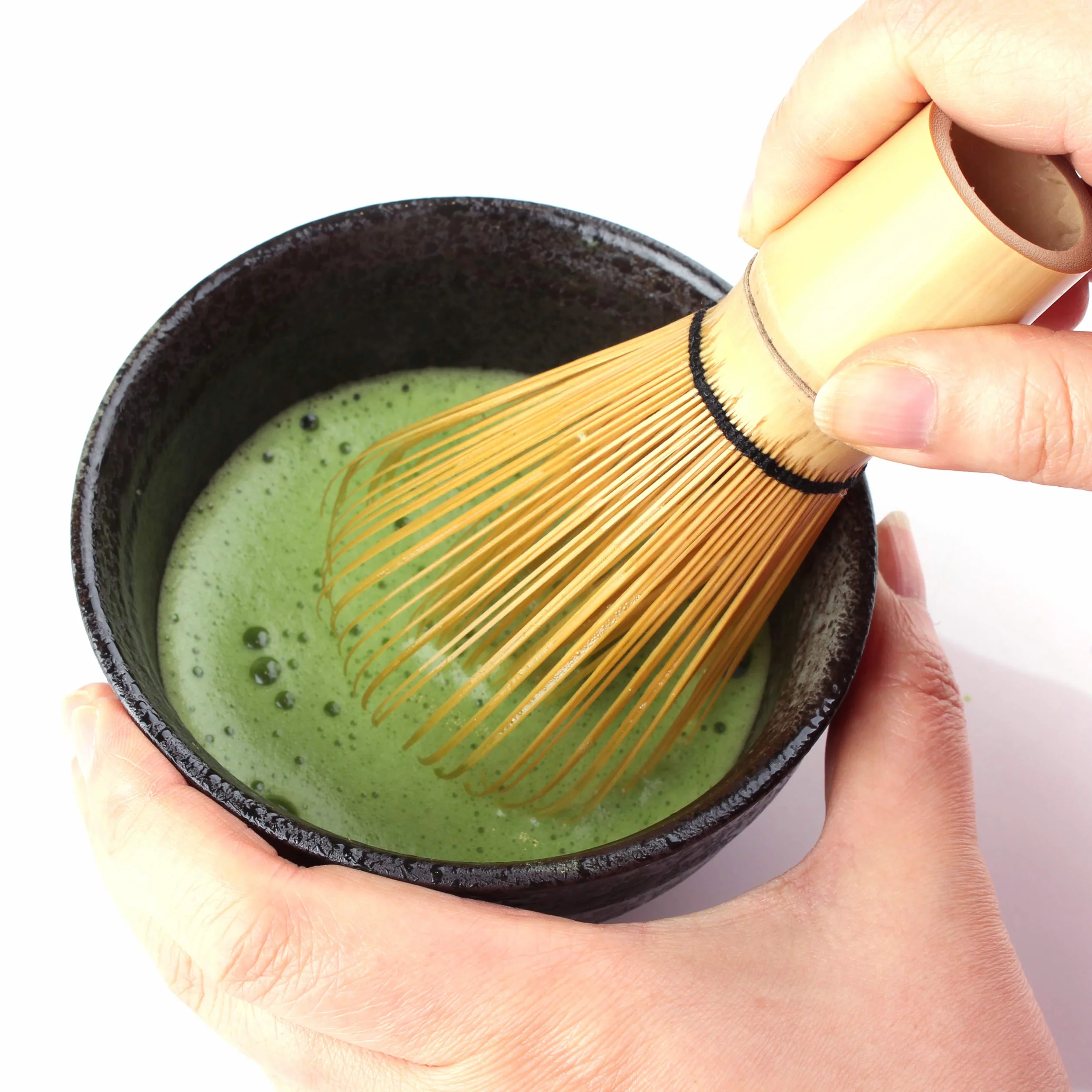 Goodwei BIO Matcha z Japonii Zestaw do Matchy z Ceramiczną Miotłą Matchą i Uchwytem