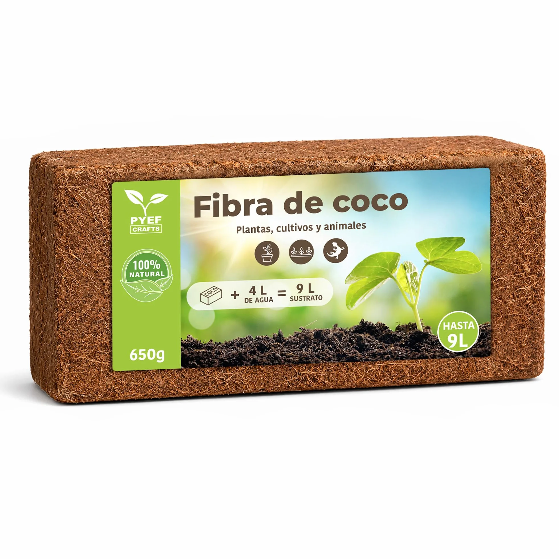 Ladrillo Fibre de Coco 650g