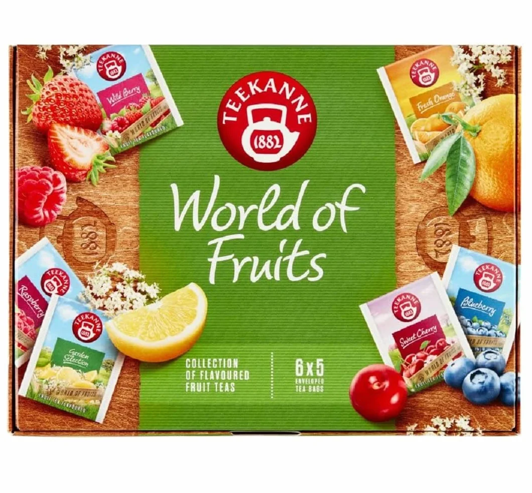 Teekanne World of Fruits pudełko do wyboru herbaty owocowej 6 smaków 5 herbaty każdego