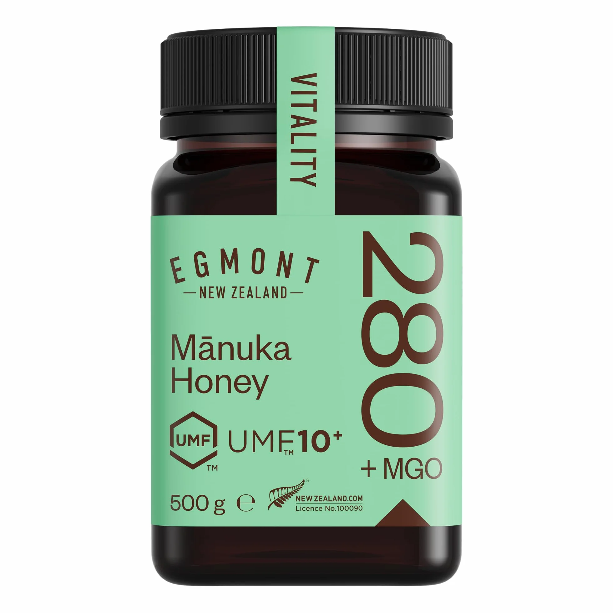 Egmont Honey Miód Manuka 280+ MGO 10+ UMF 500g certyfikowany naturalny Nowa Zelandia