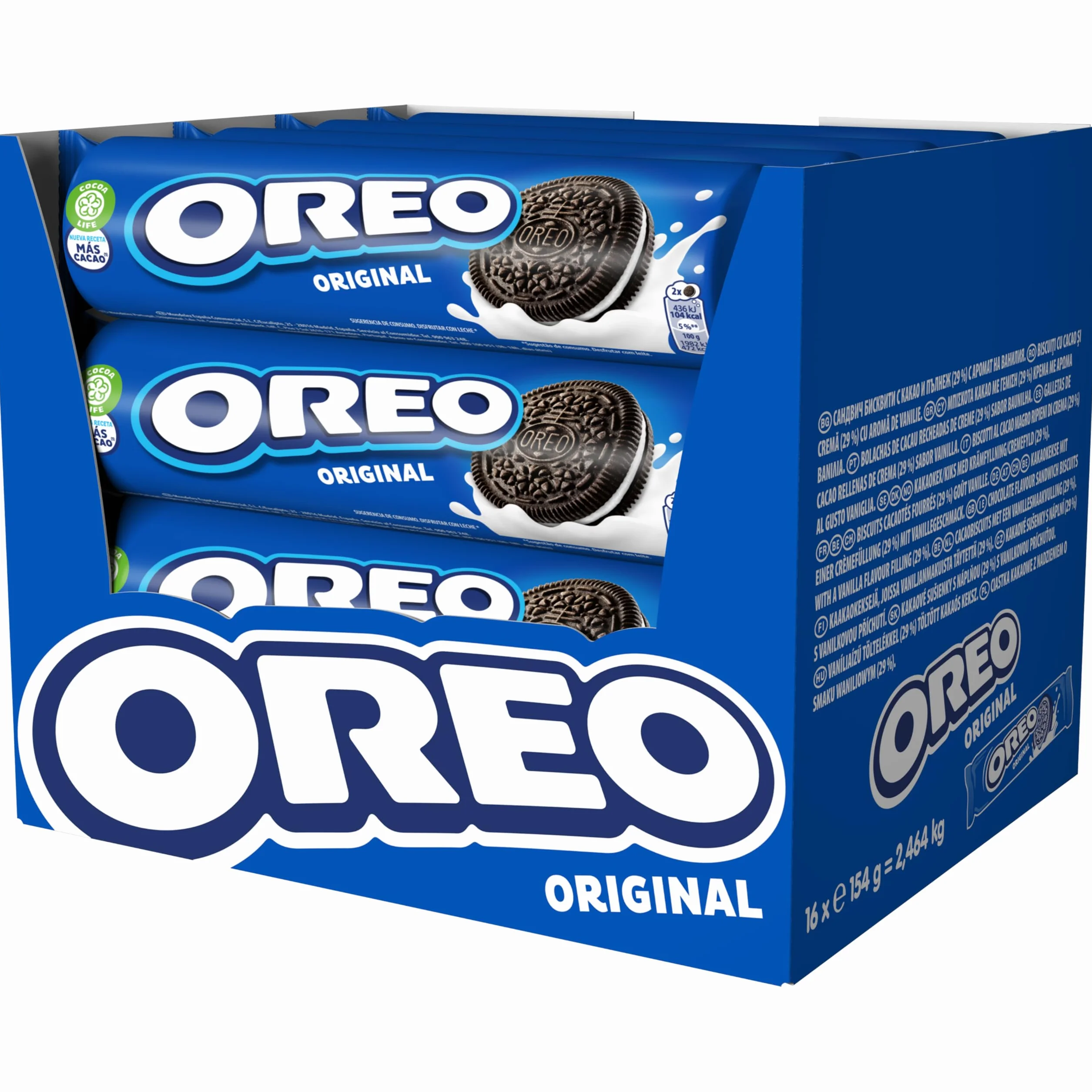 OREO Oryginalne Ciastka Kakao 16 x 154 g