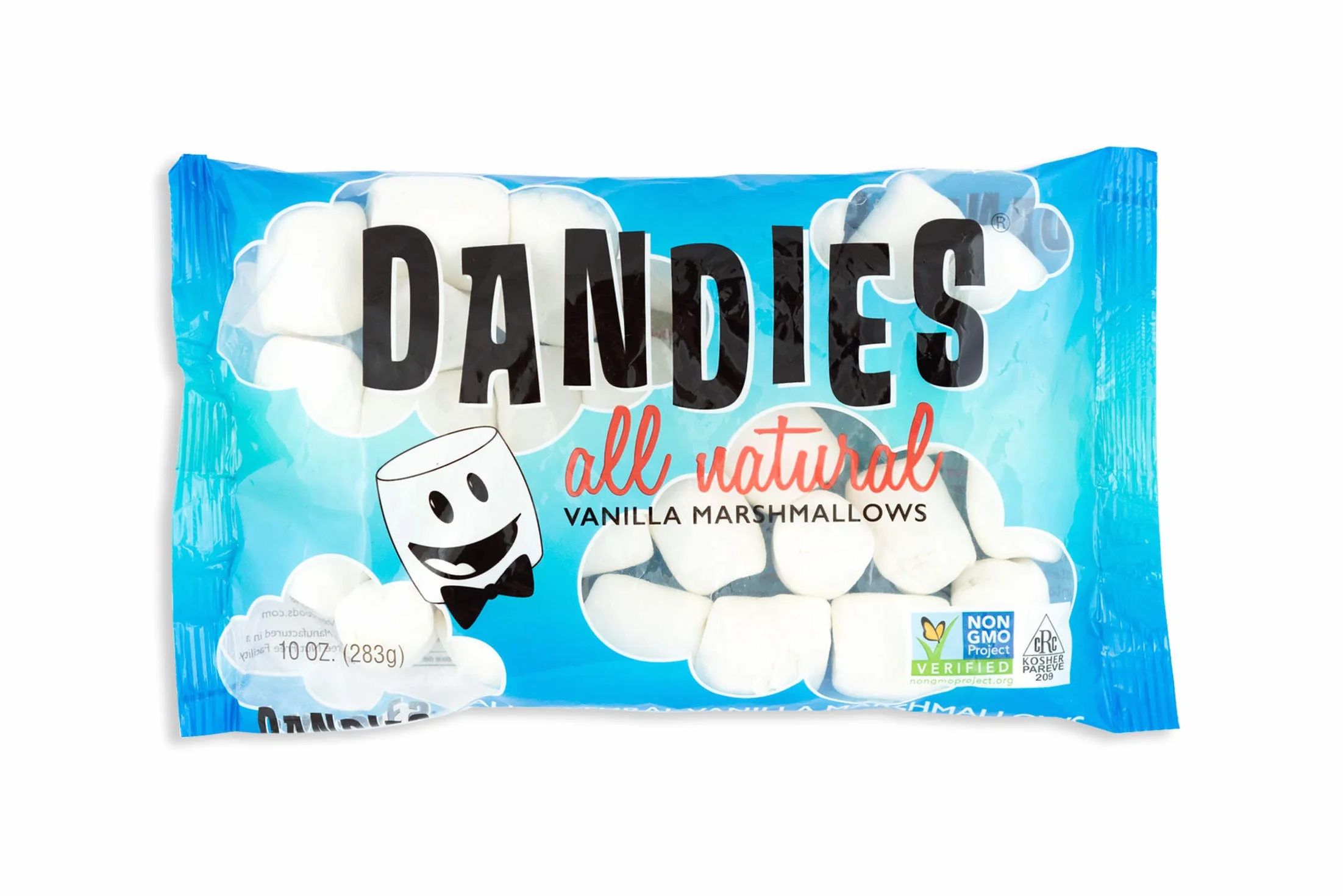 Dandies Vegan Marshmallows, 10 Ounce Pack of 3