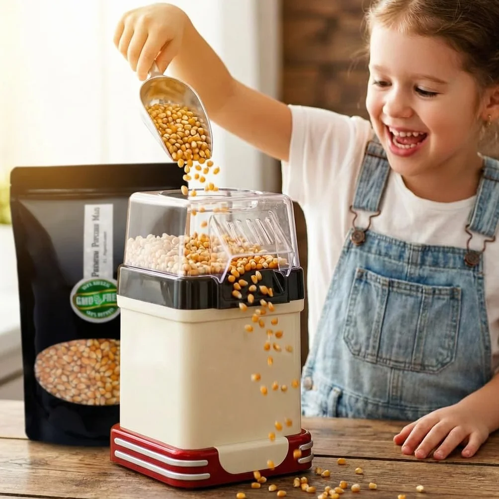 Premium Butterfly Popcorn Corn 500 g XL objętość pop 1:46 z opakowaniem chroniącym smak bez GMO