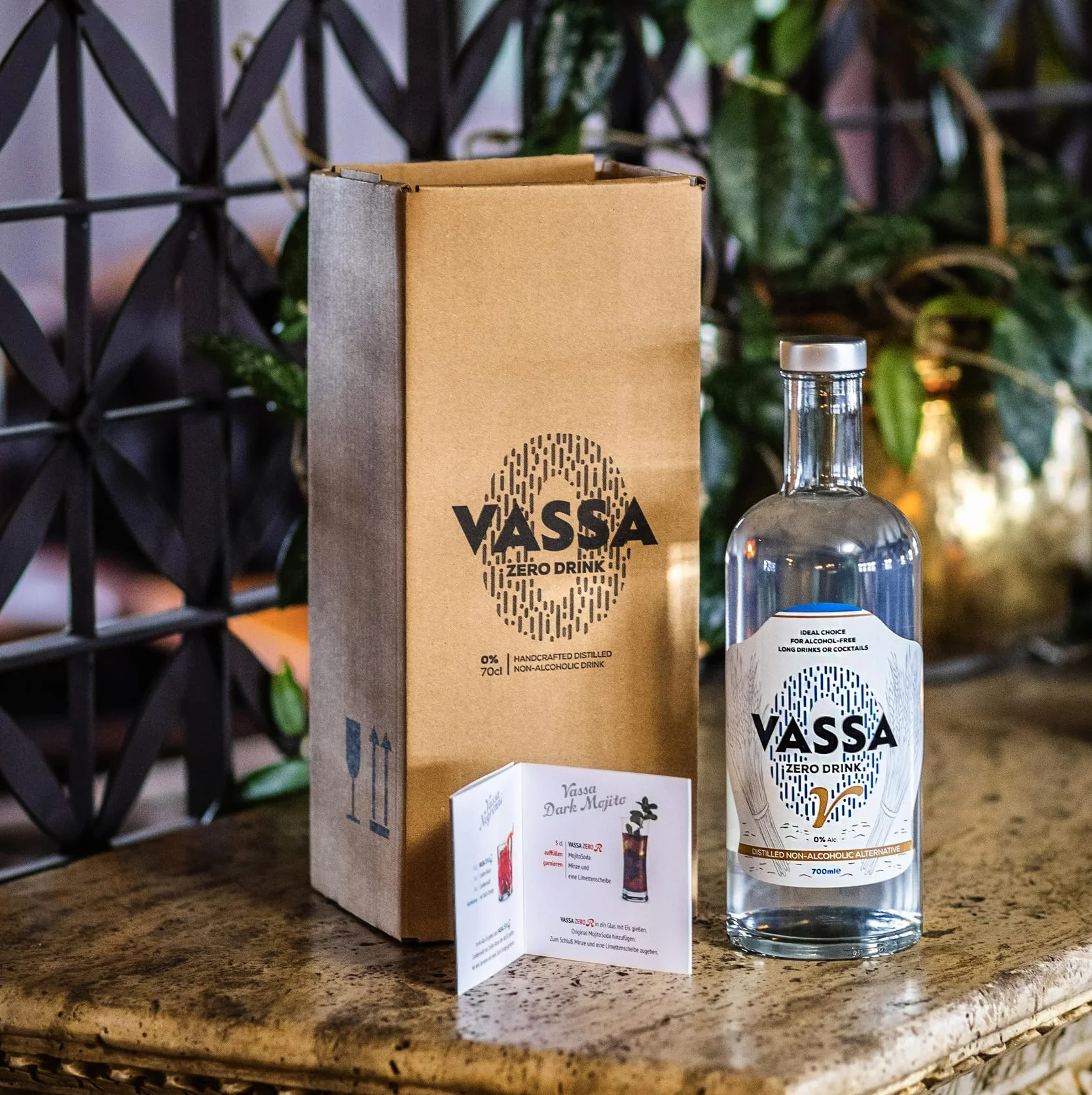 VASSA ZERO V bezalkoholowy 700 ml do koktajli i long drinków 100% naturalny