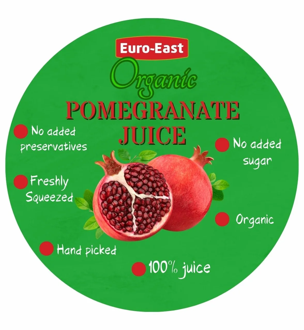 Euro-East BIO Granat 100% sok bezpośredni 6 x 1 l