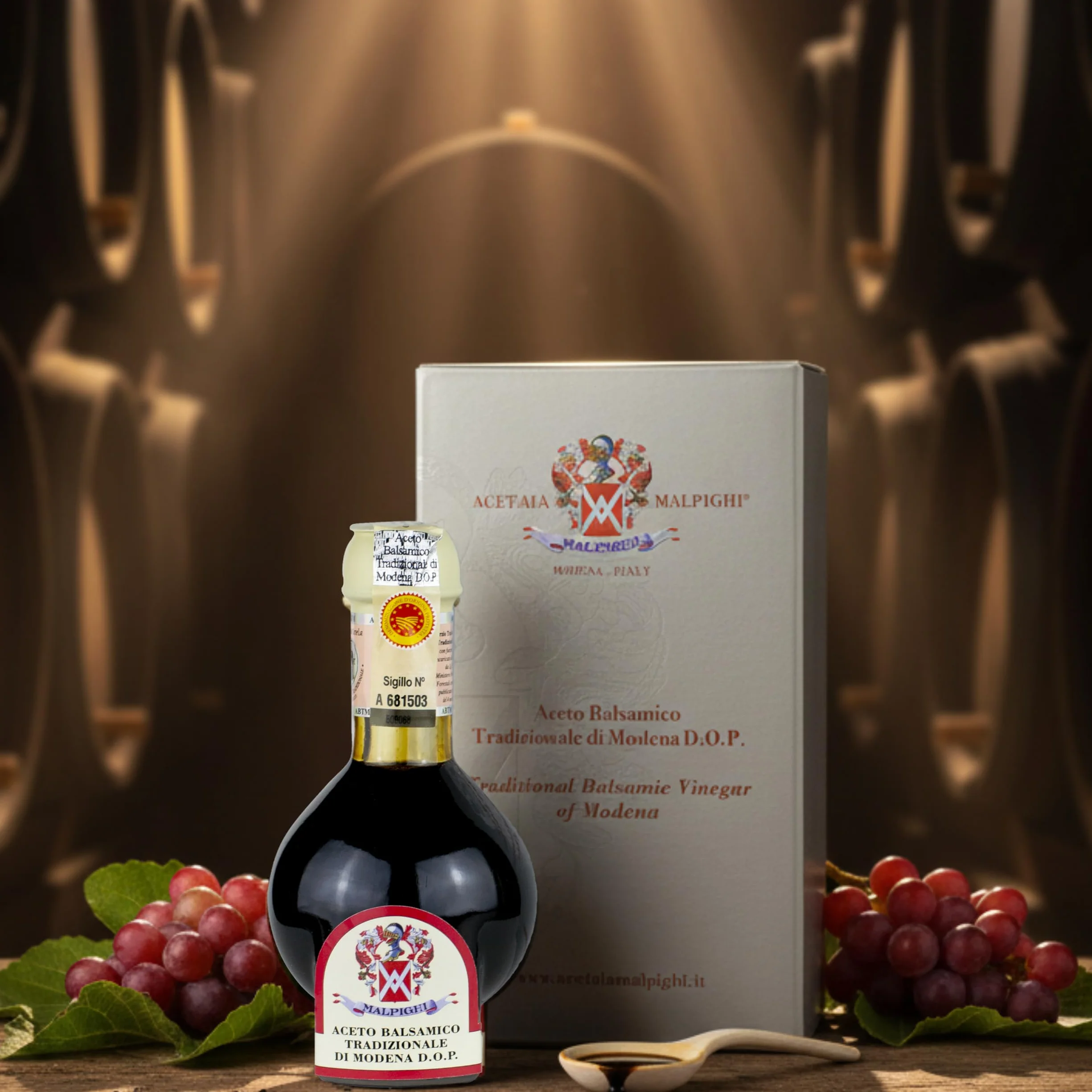 Acetaia Malpighi Tradycyjny Ocet Balsamiczny z Modeny DOP 12+ lat 100 ml