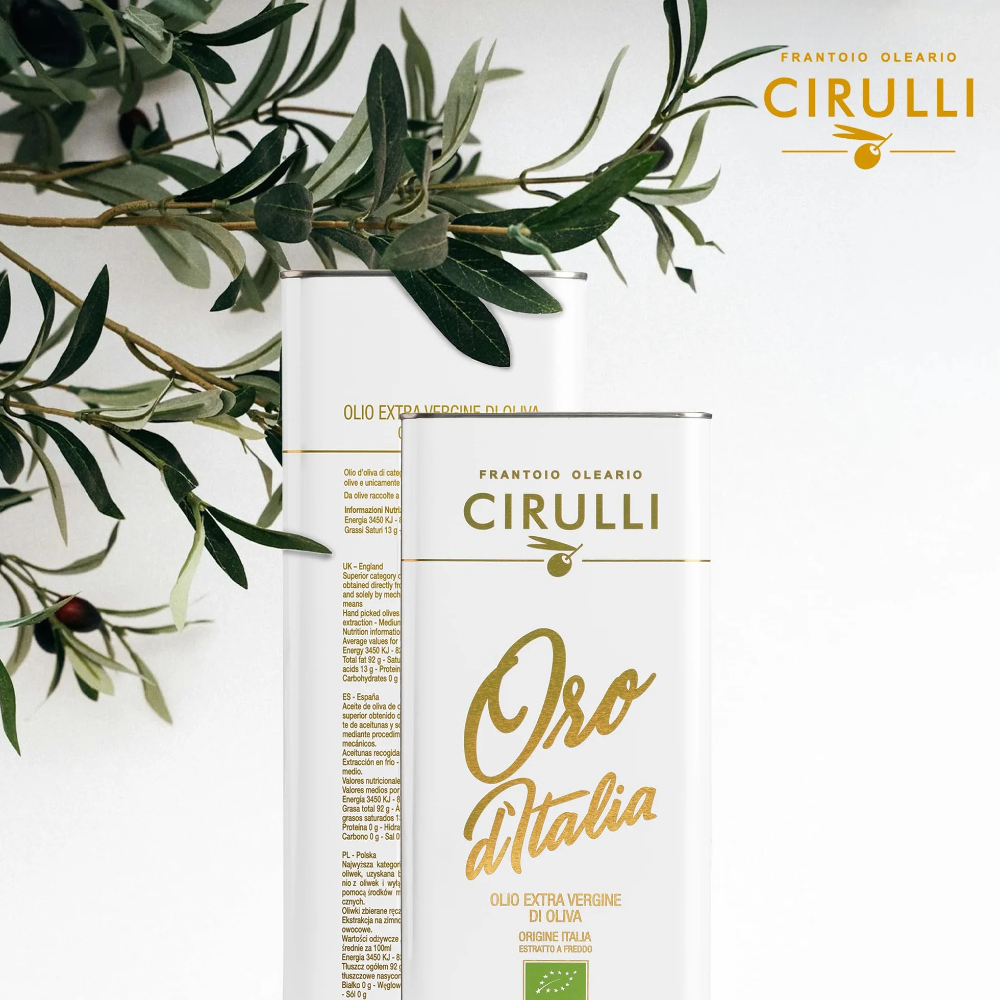 Olio Extravergine di Oliva Pugliese 5 L