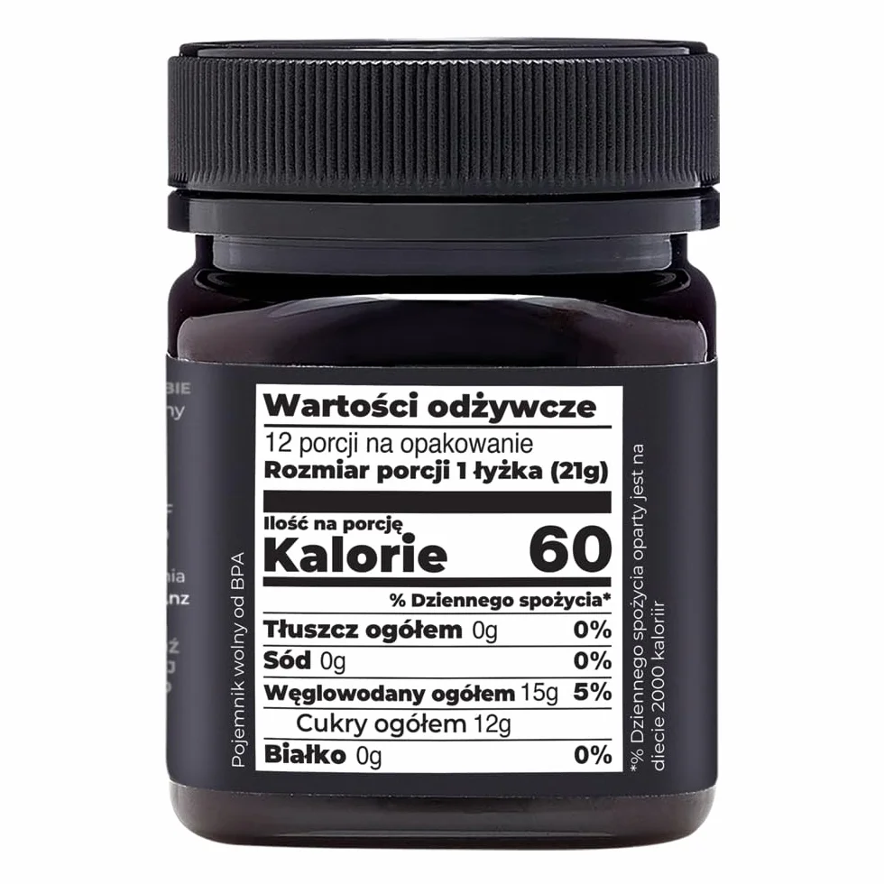 Kiva Surowy Miód Manuka UMF 15+ MGO 514+ 250g Nowa Zelandia