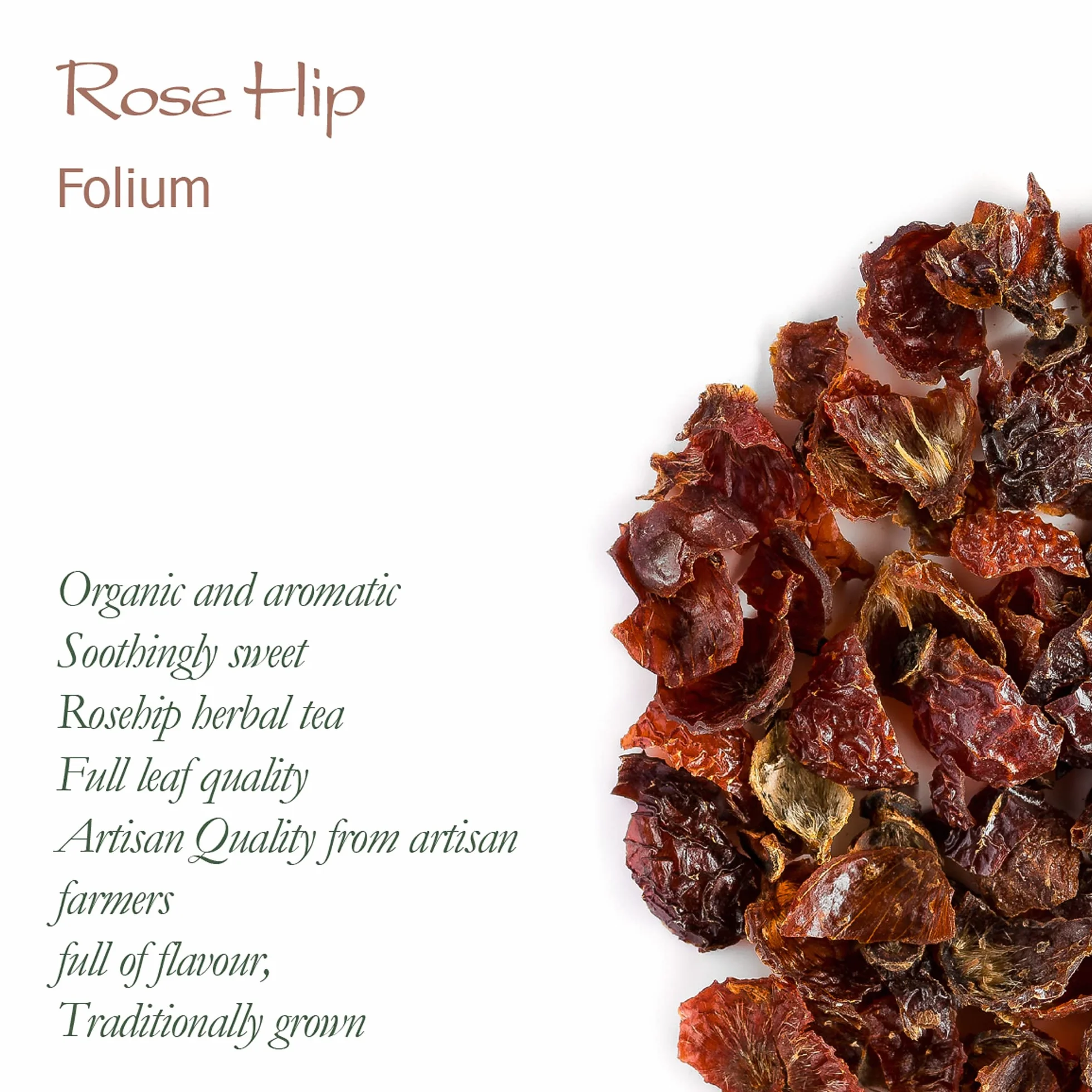 Rose Hip Organic Herbal Tea Dried Rosehips Cynorhodon Rosa Canina 100g