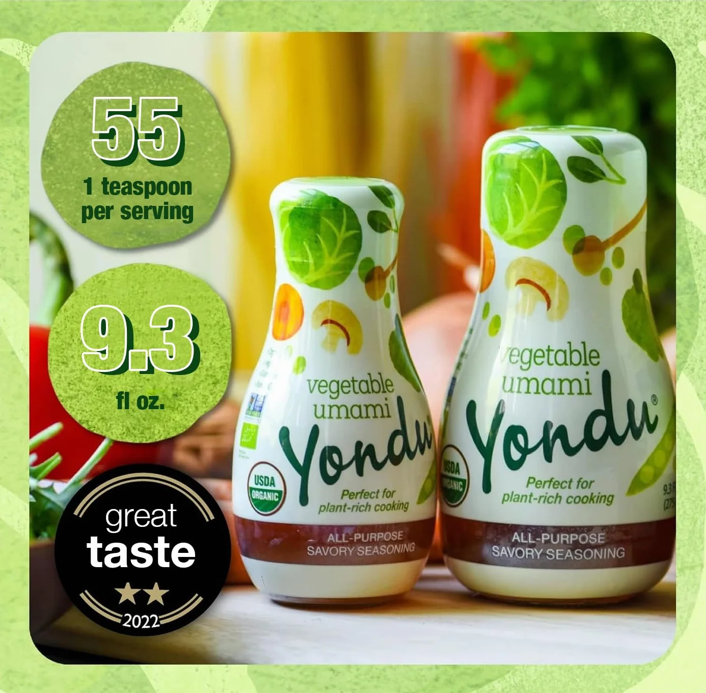 Yondu Warzywo Umami 275 ml – wysokiej jakości sos przyprawowy na bazie roślin, uniwersalny, natychmiastowe wzmocnienie smaku, lepszy niż sos rybny, sos sojowy, bulion