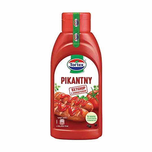 TORTEX Ketchup Pikantny 12x470g
