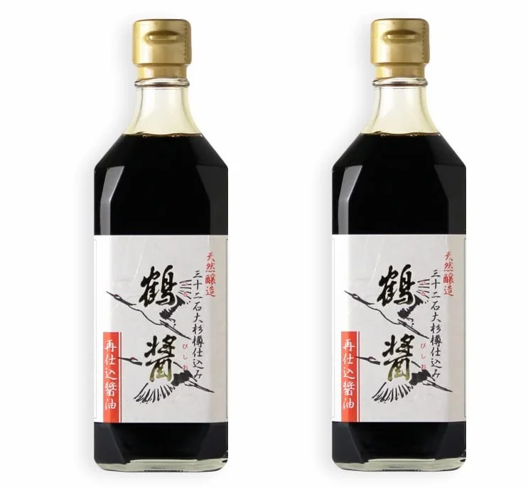 Yamaroku Japanese Soy Sauce Tsurubishio Deep Richness 500 ml x2