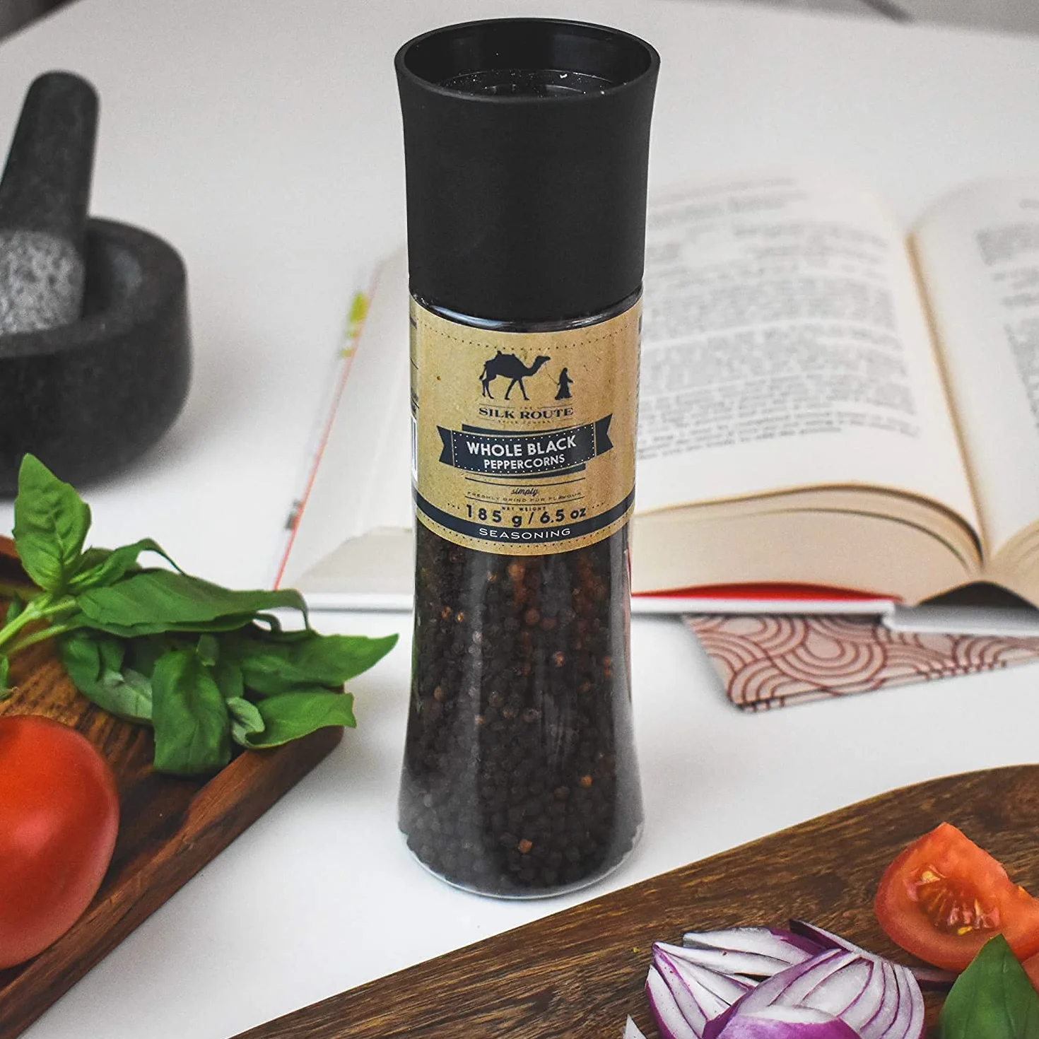 Młynek do pieprzu czarny 185 g