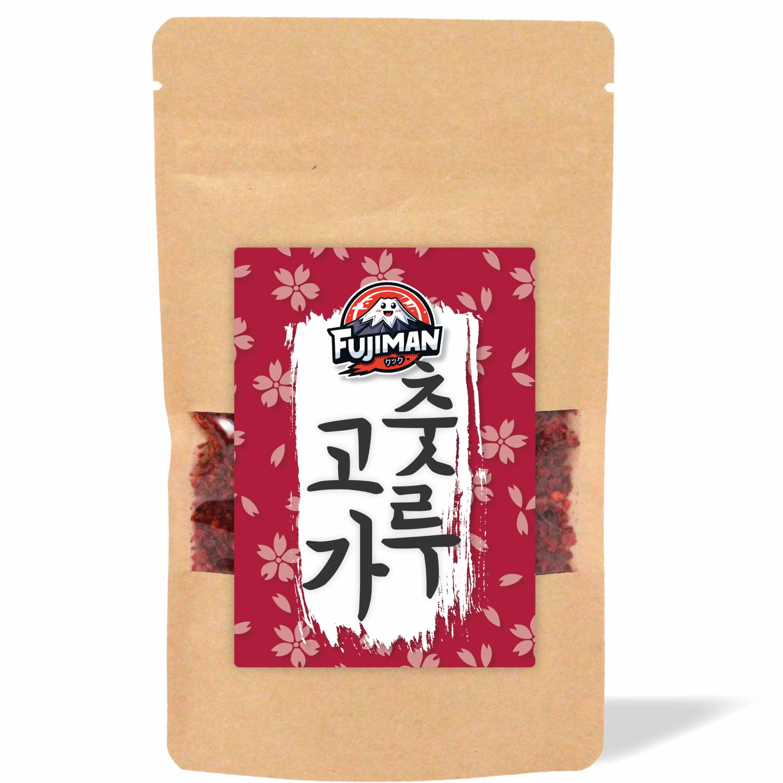 FUJIMAN Gochugaru chili w proszku grubo mielone | koreańska przyprawa do kimchi i tteokbokki | 100% chili, wegańska, bez laktozy, bez wzmacniaczy smaku (50g)