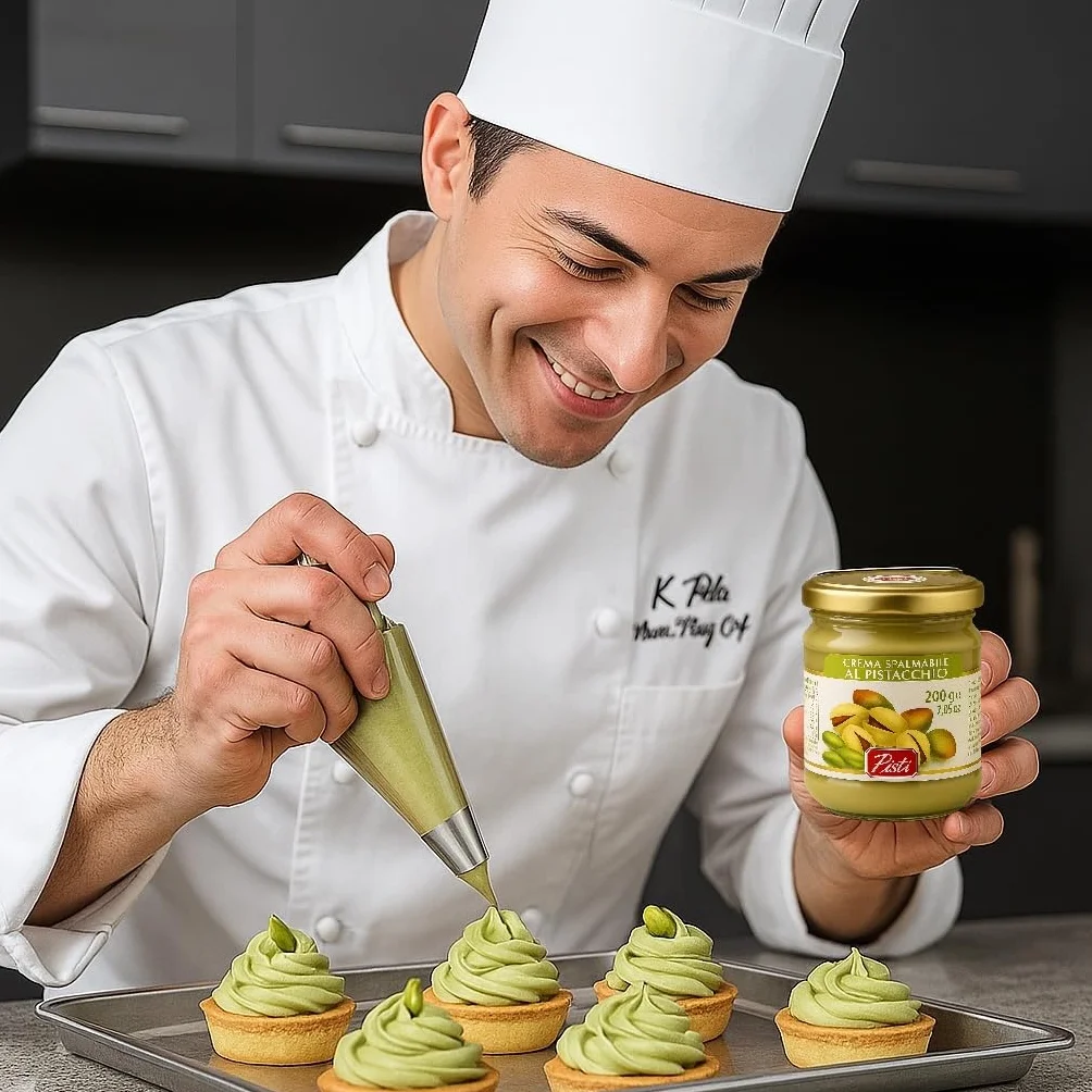 Pisti Krem pistacjowy Crema la Pistacchio Vaso Sycylia 200g 45% pistacji