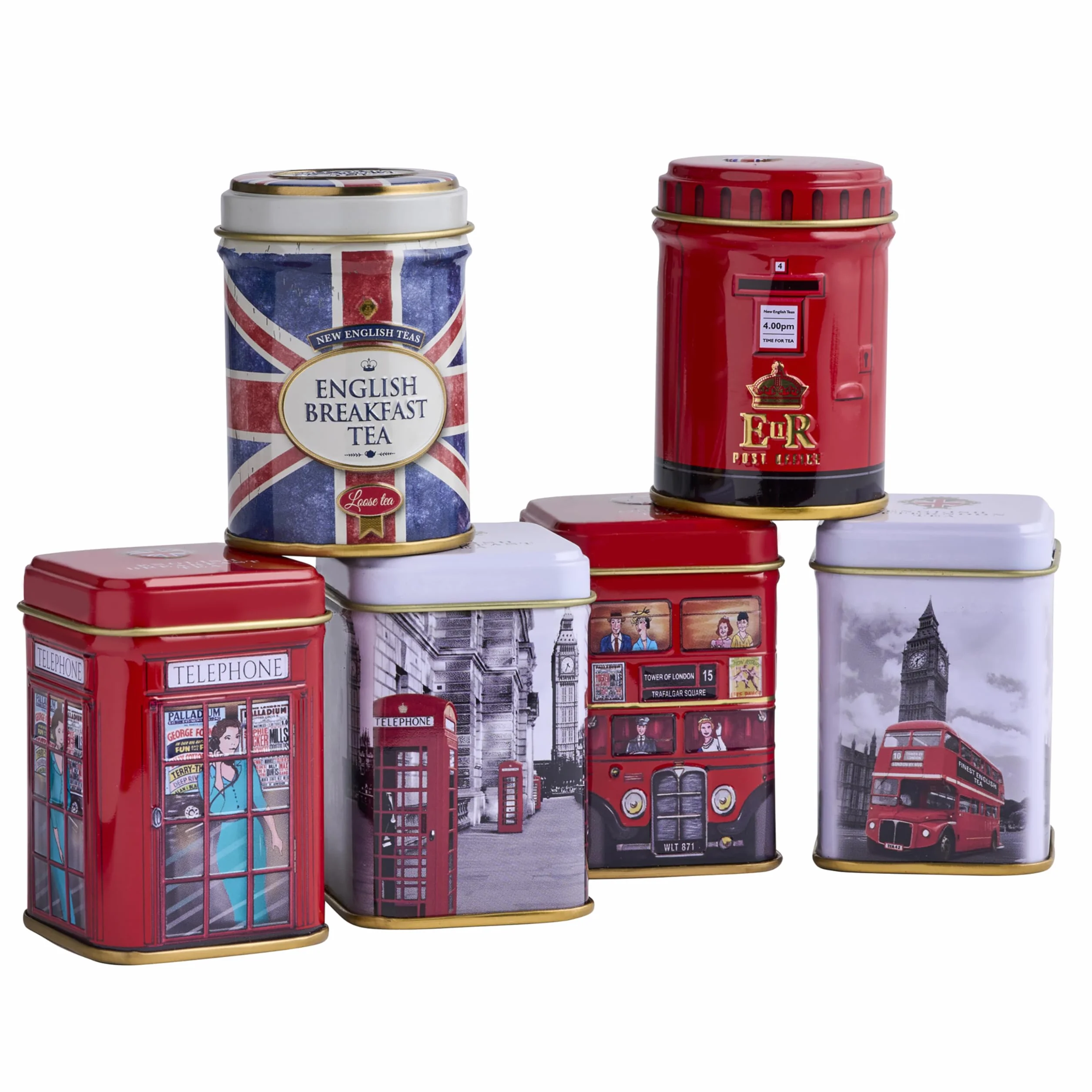 New English Teas Brytyjska mini puszka herbata selection 140 g