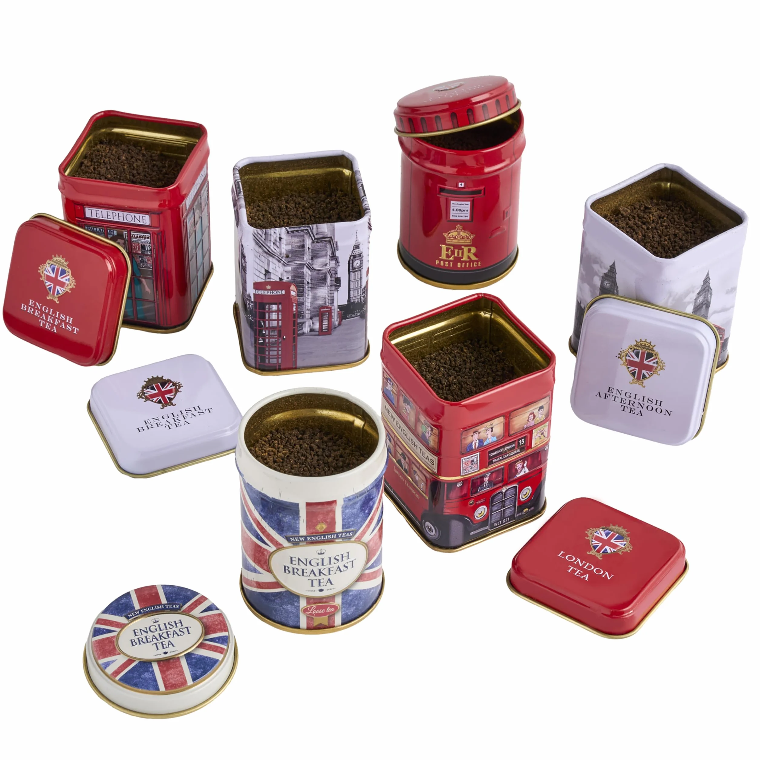 New English Teas Brytyjska mini puszka herbata selection 140 g