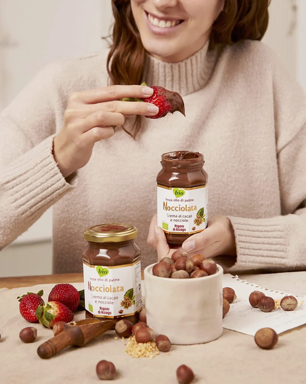 Nocciolata BIO 250gr Rigoni krem orzechowy