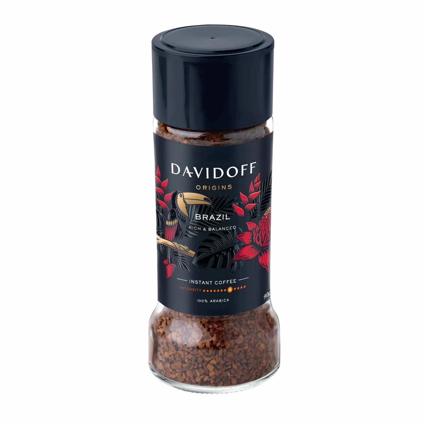 Davidoff Origins Brazil Kawa rozpuszczalna instant 100% Arabica Intensywność 8/12 90g