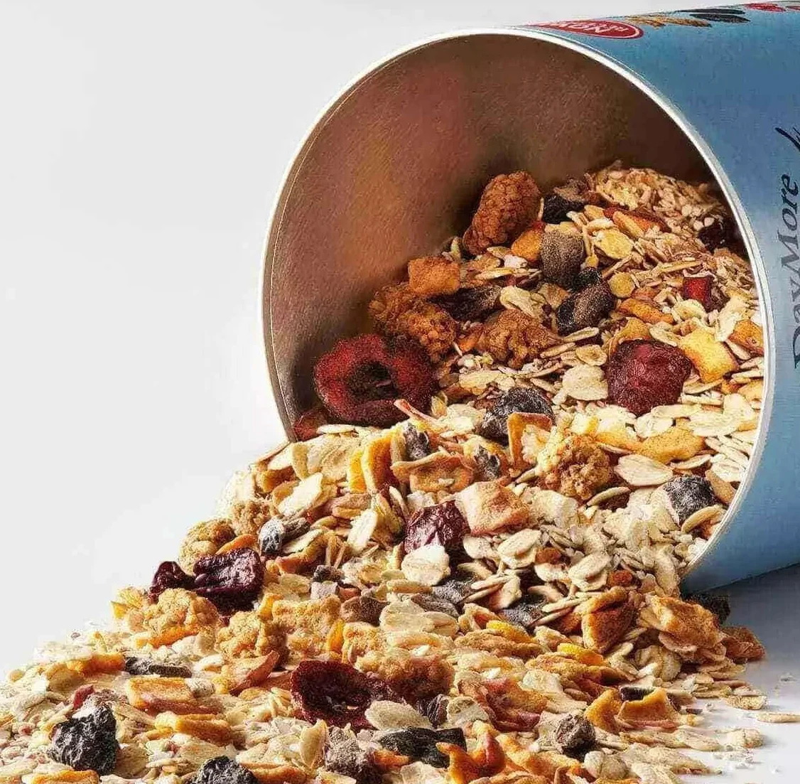 OneDayMore - Zestaw 3 tub Musli: Power Up 450g, Be Fit 450g Musli Proteinowe z orzechami ziemnymi i bananem 400g Wysoka Zawartość Błonnika i Białka orzechy pekan gorzka czekolada